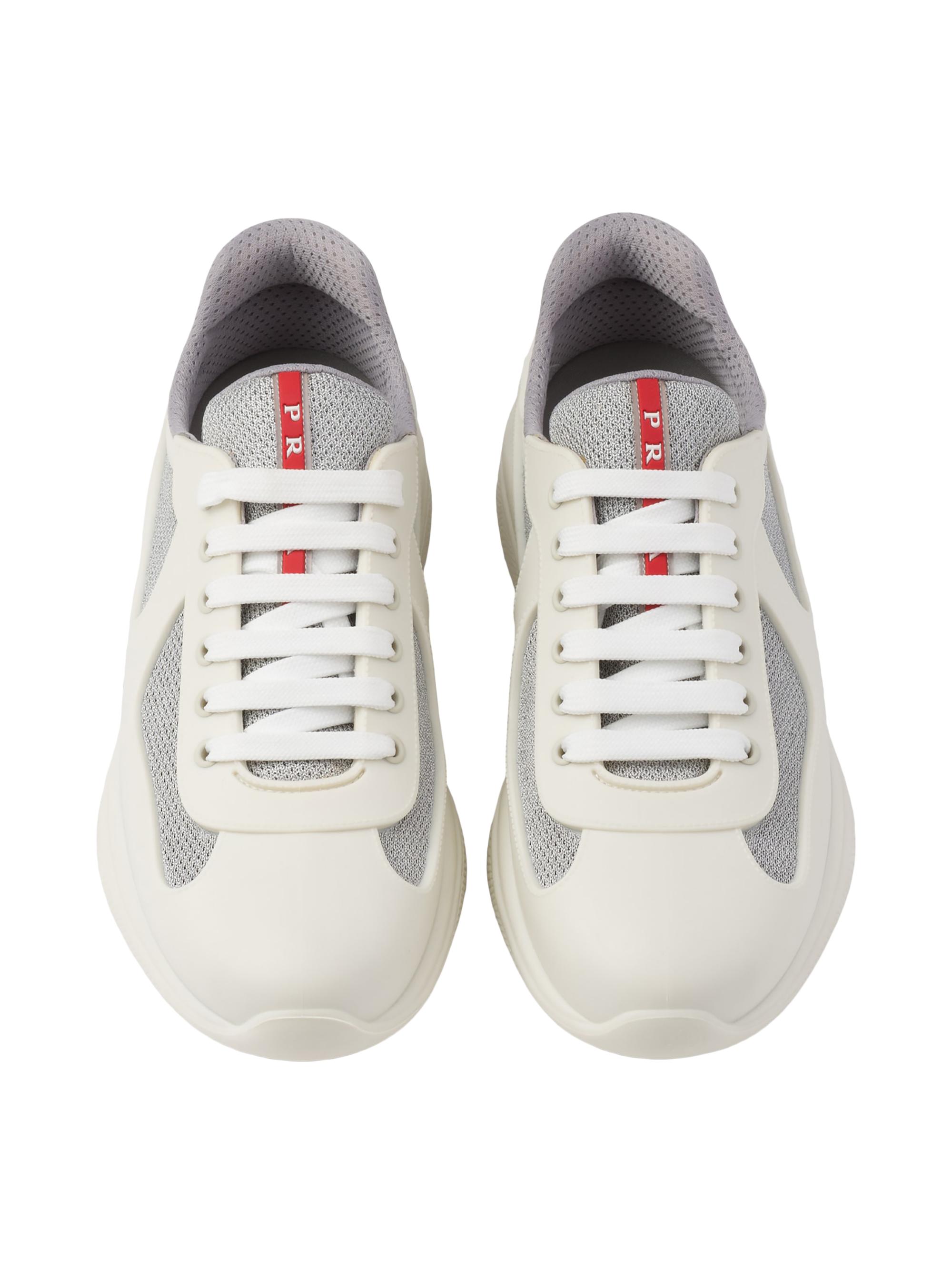 Prada Men's America's Cup Soft Rubber and Bike Fabric Sneakers