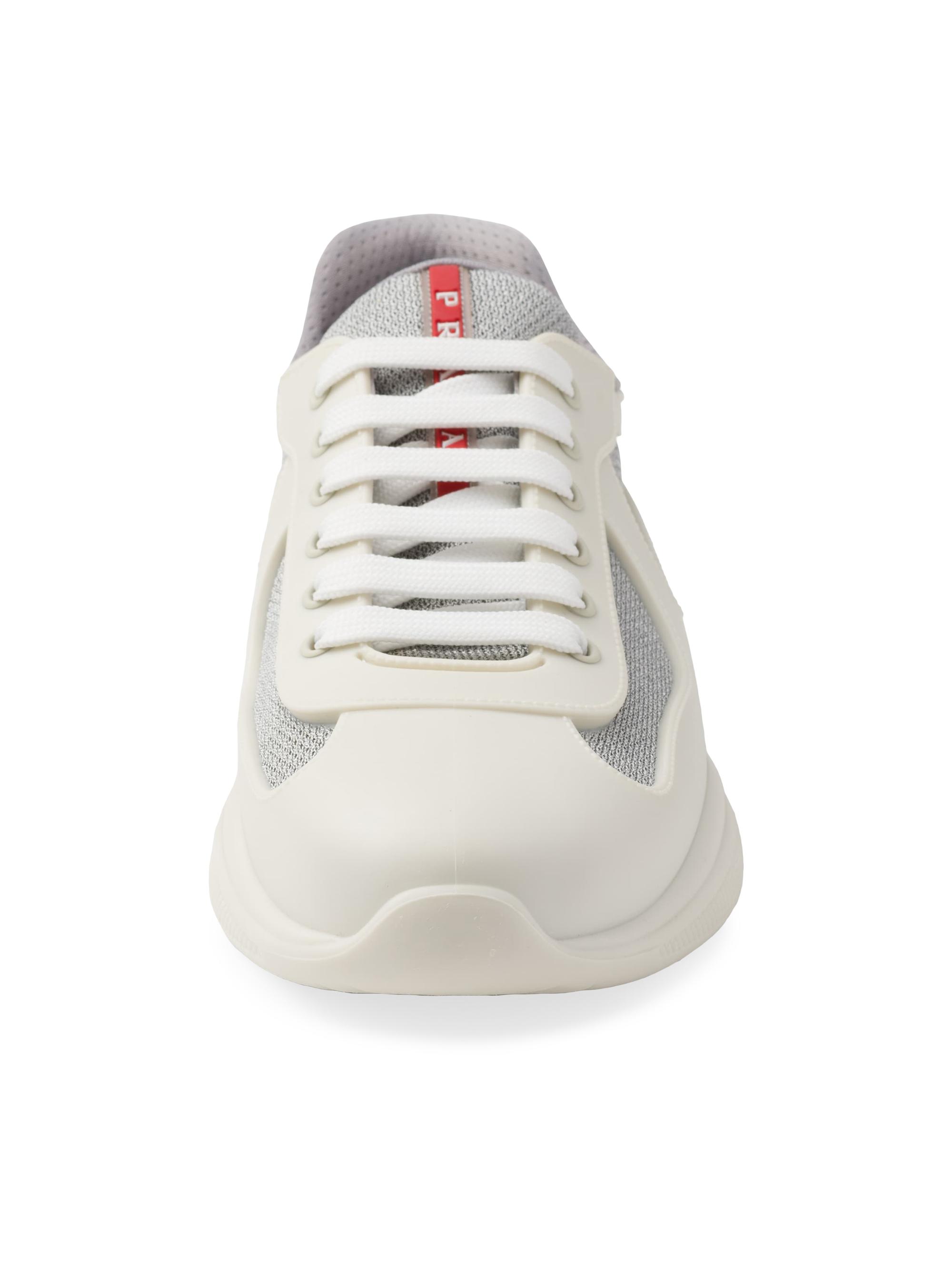 Prada Men's America's Cup Soft Rubber and Bike Fabric Sneakers