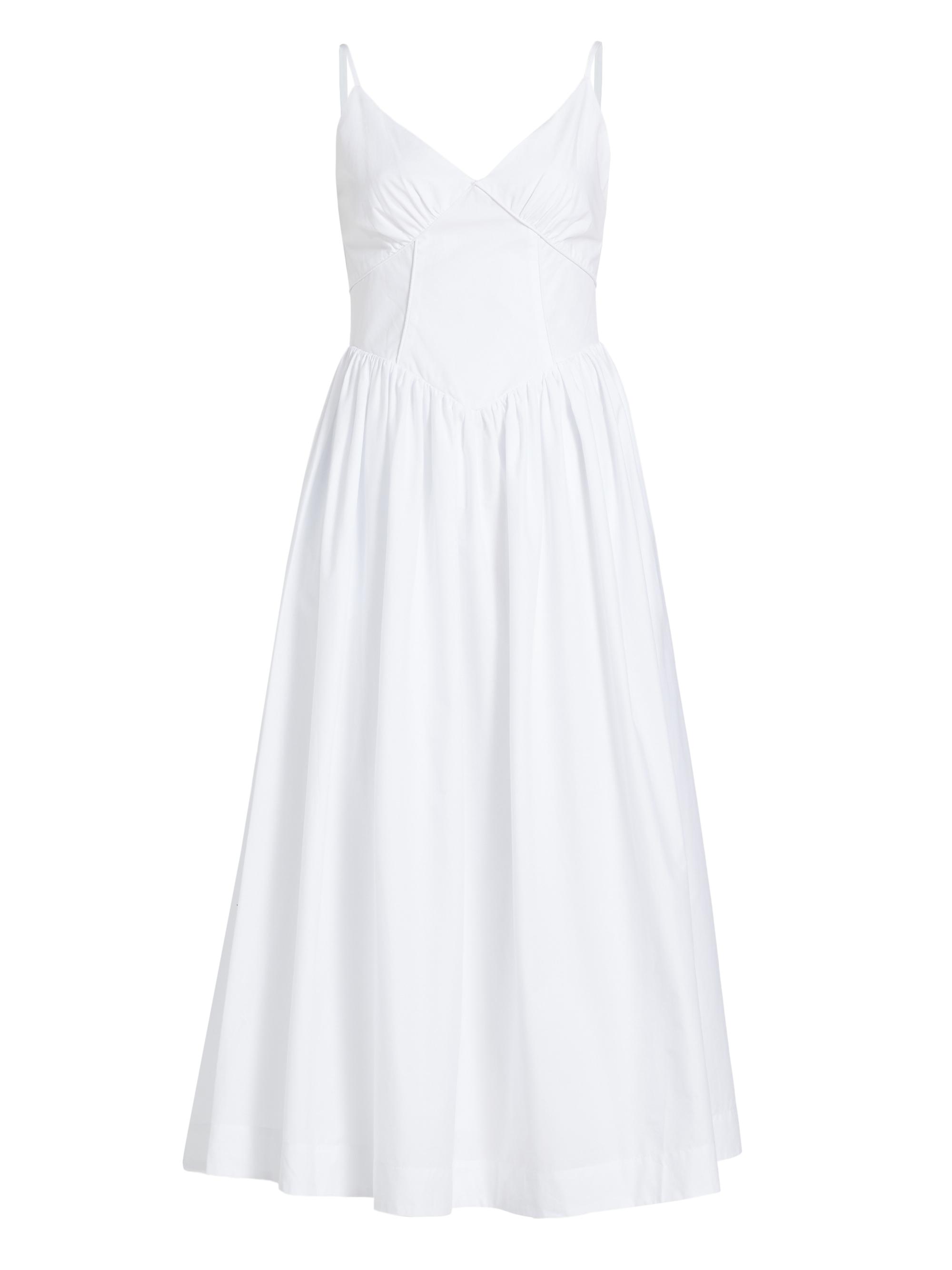 Nicholas the Label Women's Becker Princess Waist Midi-Dress - White