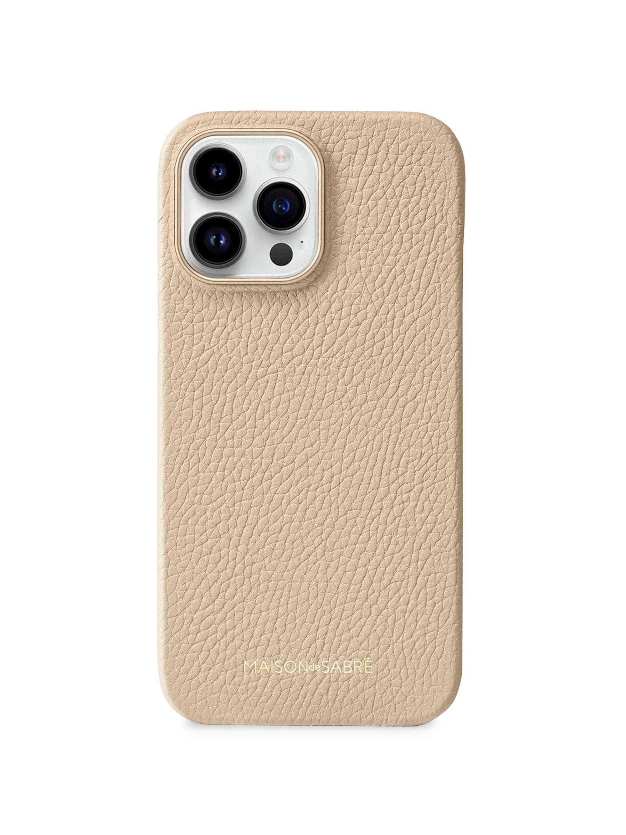 Maison de Sabre Leather Phone Case (iPhone 15 Pro Max) | Saks