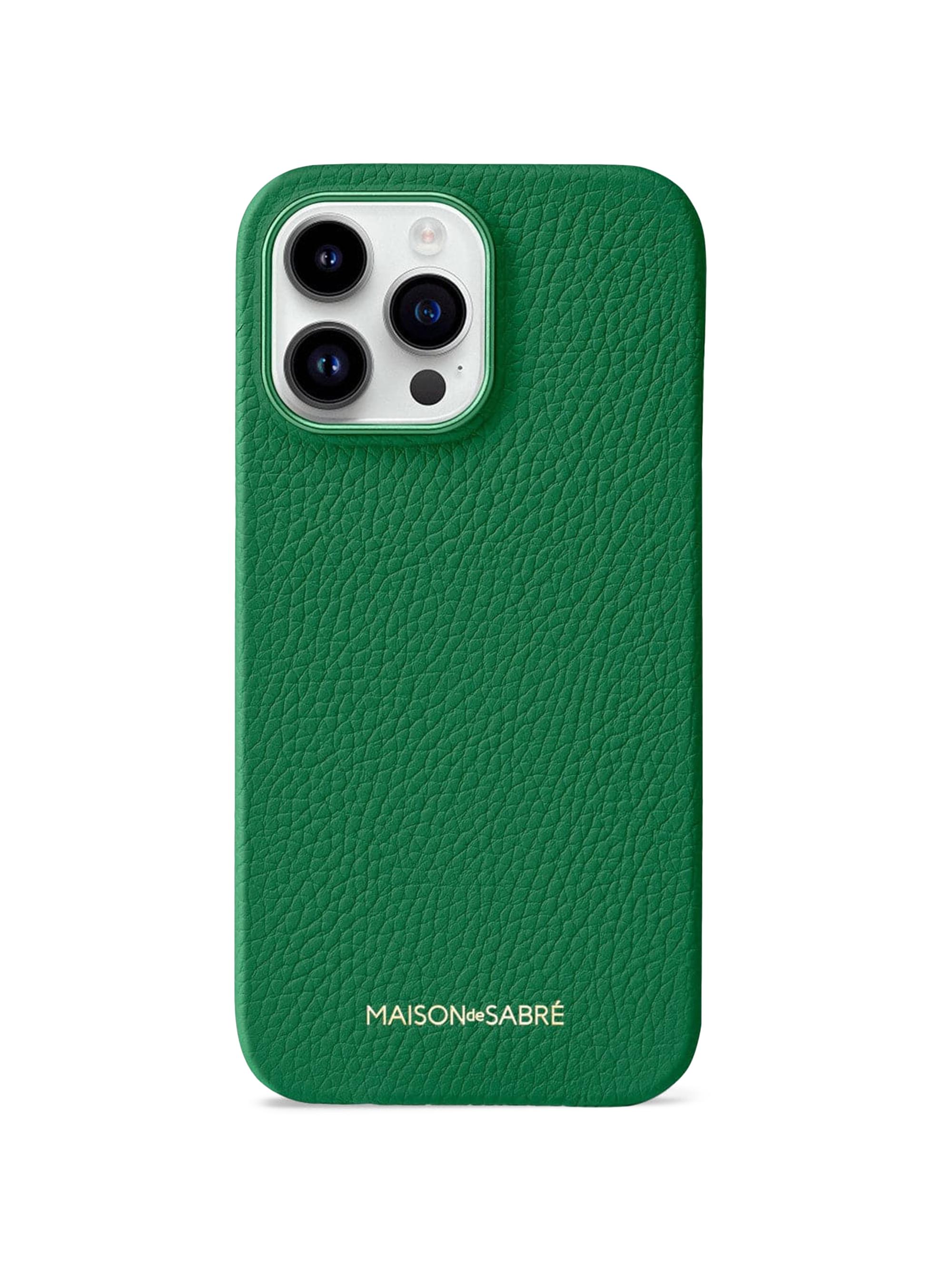 Maison de Sabre Leather Phone Case (iPhone 17 Pro) | Saks Fifth Avenue