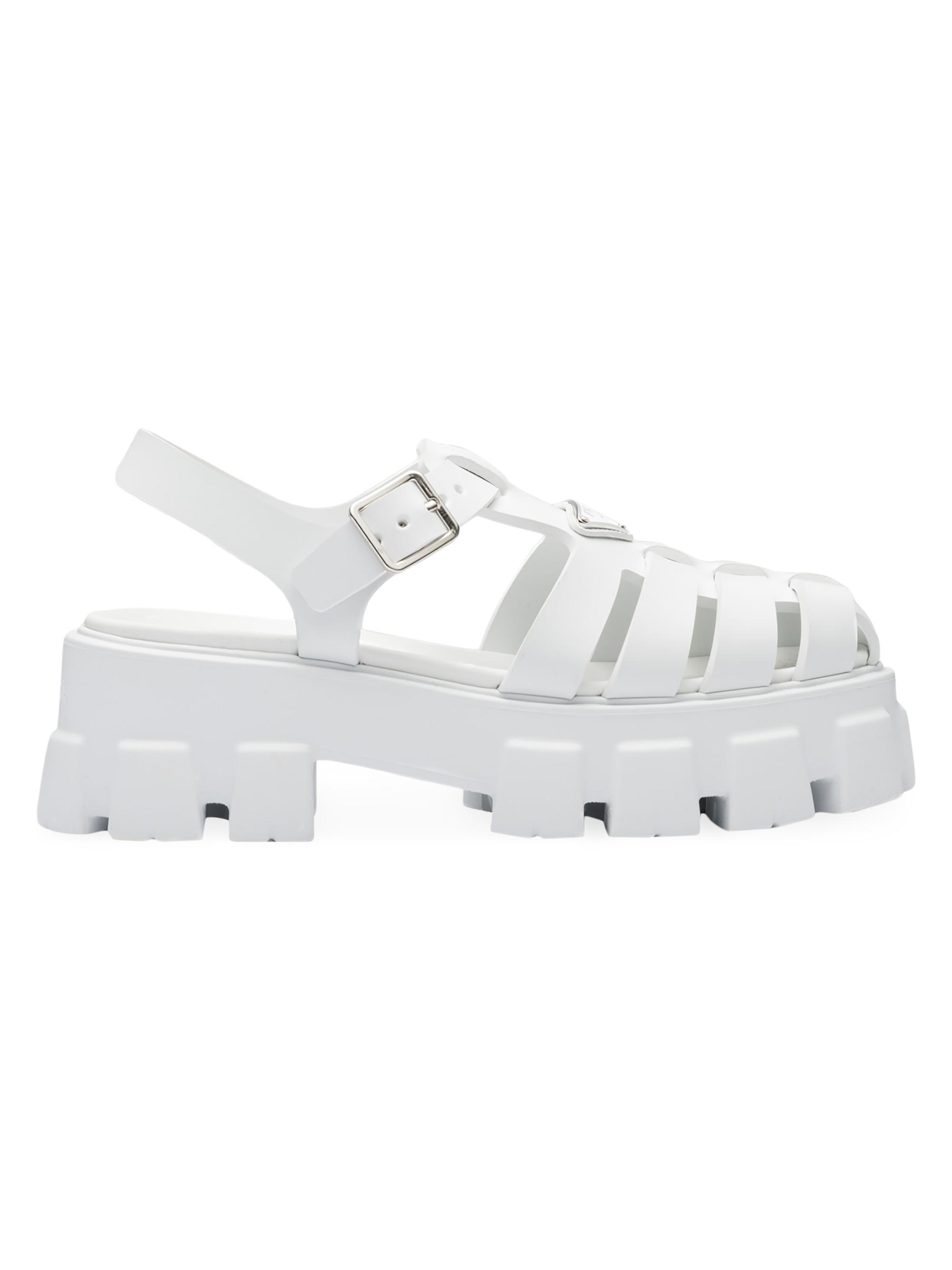 Prada Women's Foam Rubber Sandals - White