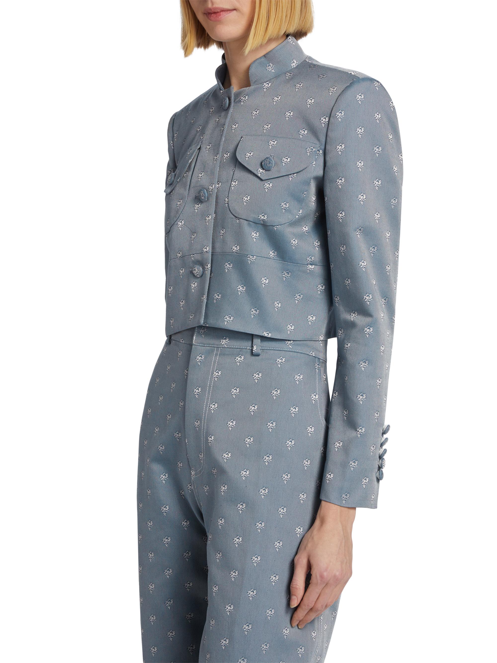Liberowe Raja Jacquard Cropped Jacket | Saks Fifth Avenue