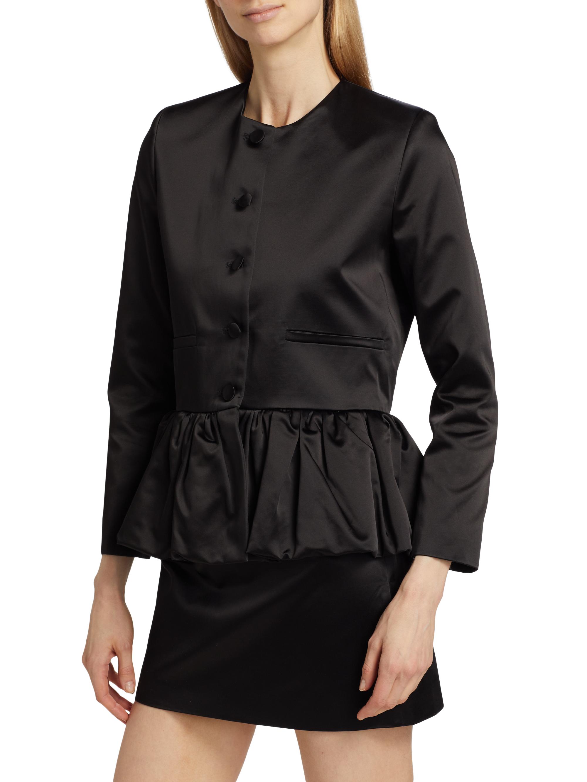 Liberowe Satin Peplum Jacket | Saks Fifth Avenue