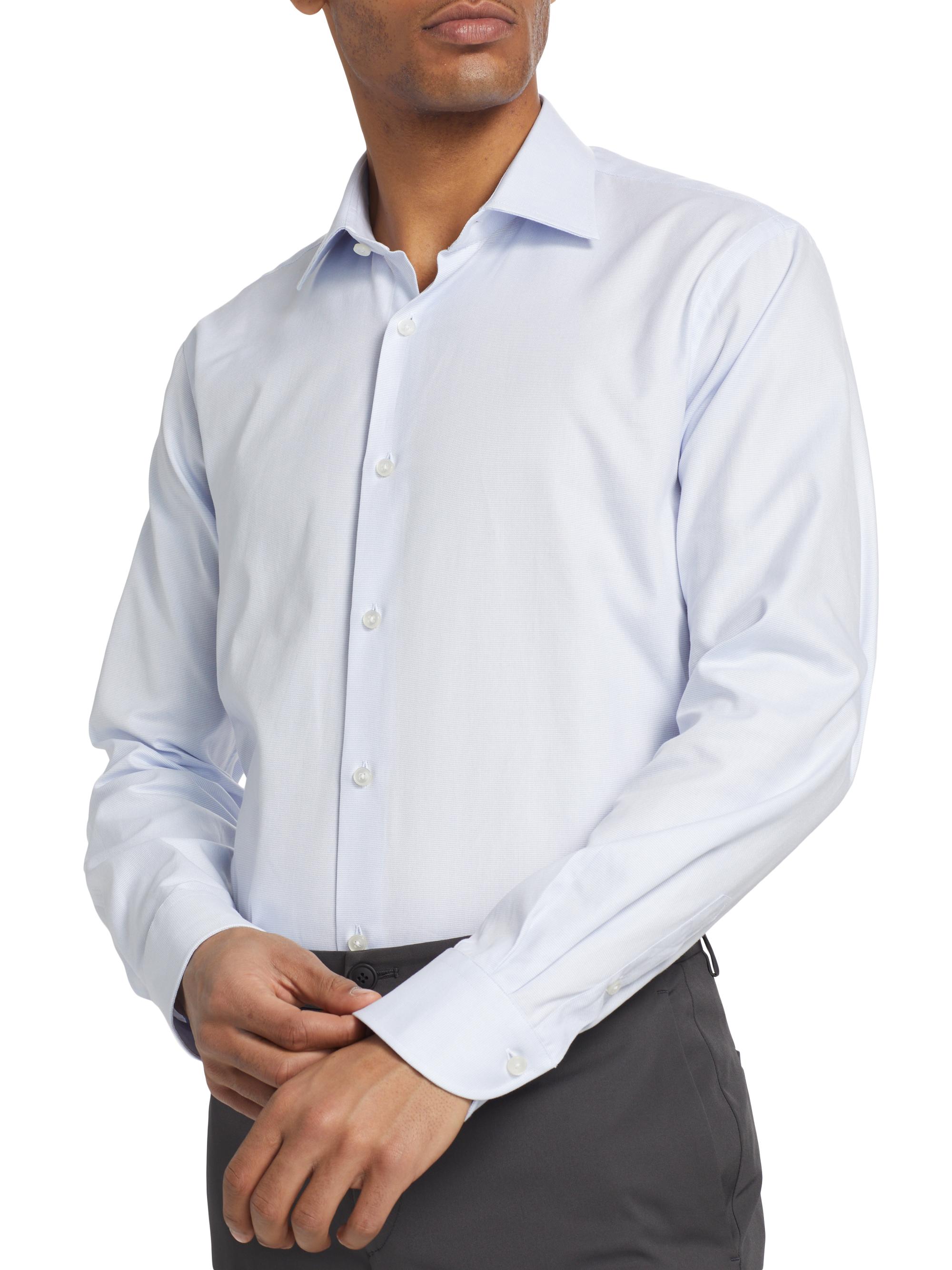 Saks Fifth Avenue COLLECTION Dobby Dress Shirt | Saks Fifth Avenue