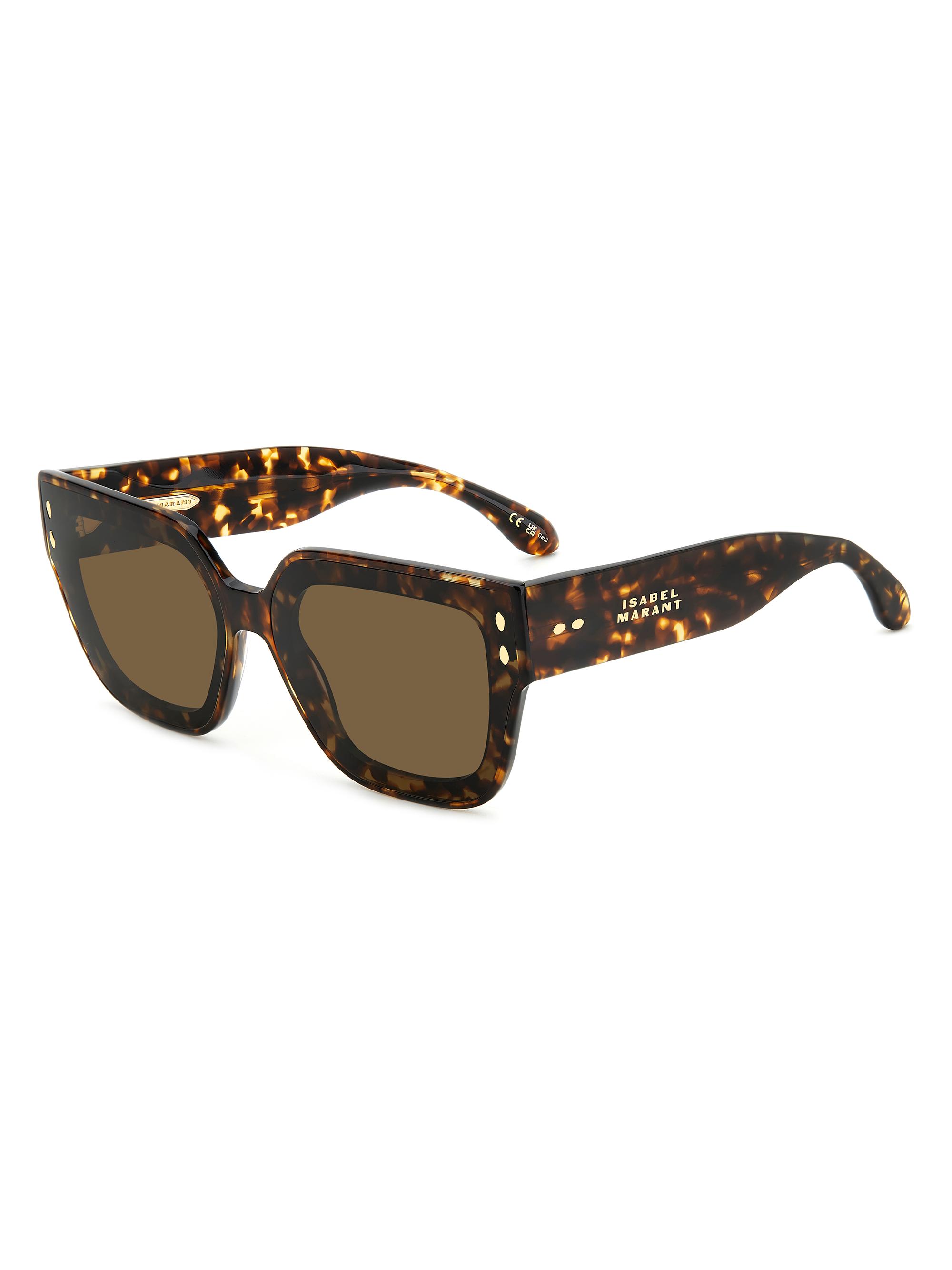 Isabel Marant Women's 65MM Square Sunglasses - Havana Dark Brown