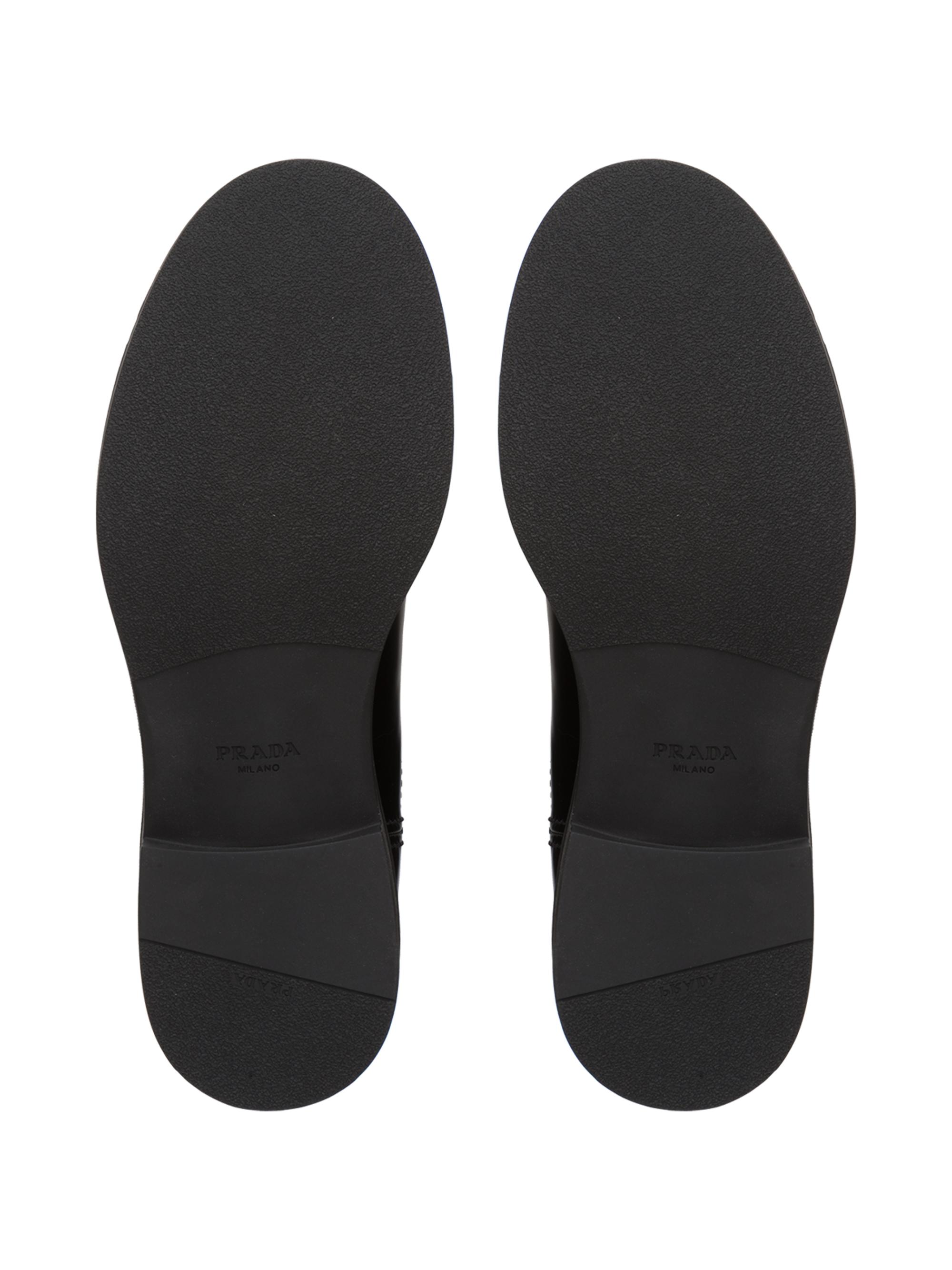 Prada Brushed Leather Chelsea Boots | Saks Fifth Avenue