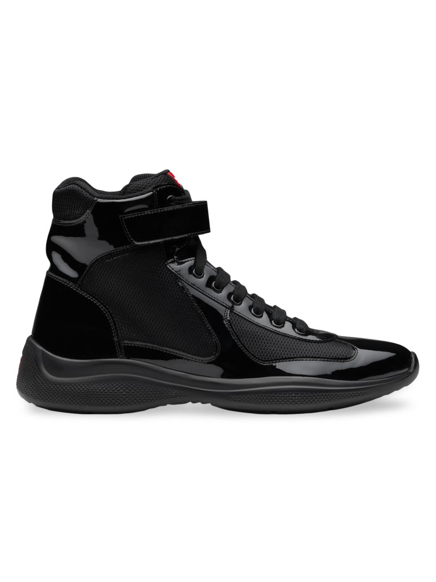 スニーカー NEW AMERICAS CUP SNEAKERS Prada Men's Americas Cup Rubber Trainer Sneakers | Neiman Marcus