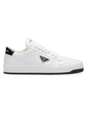 Prada Downtown leather sneakers - White