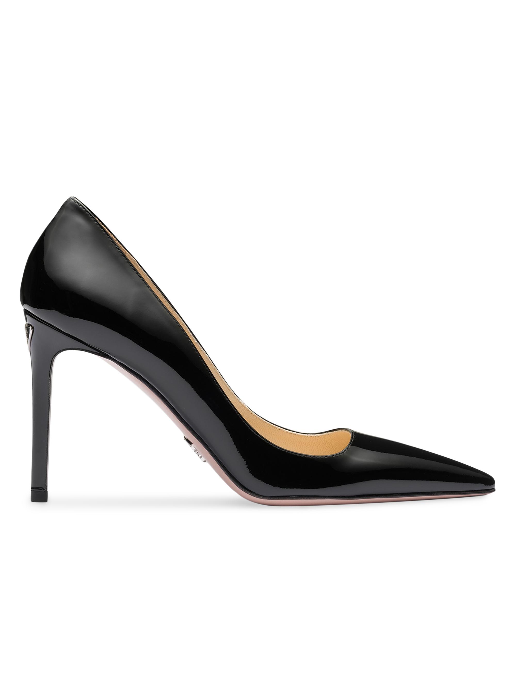 Prada Women's Patent Leather Pumps - Black