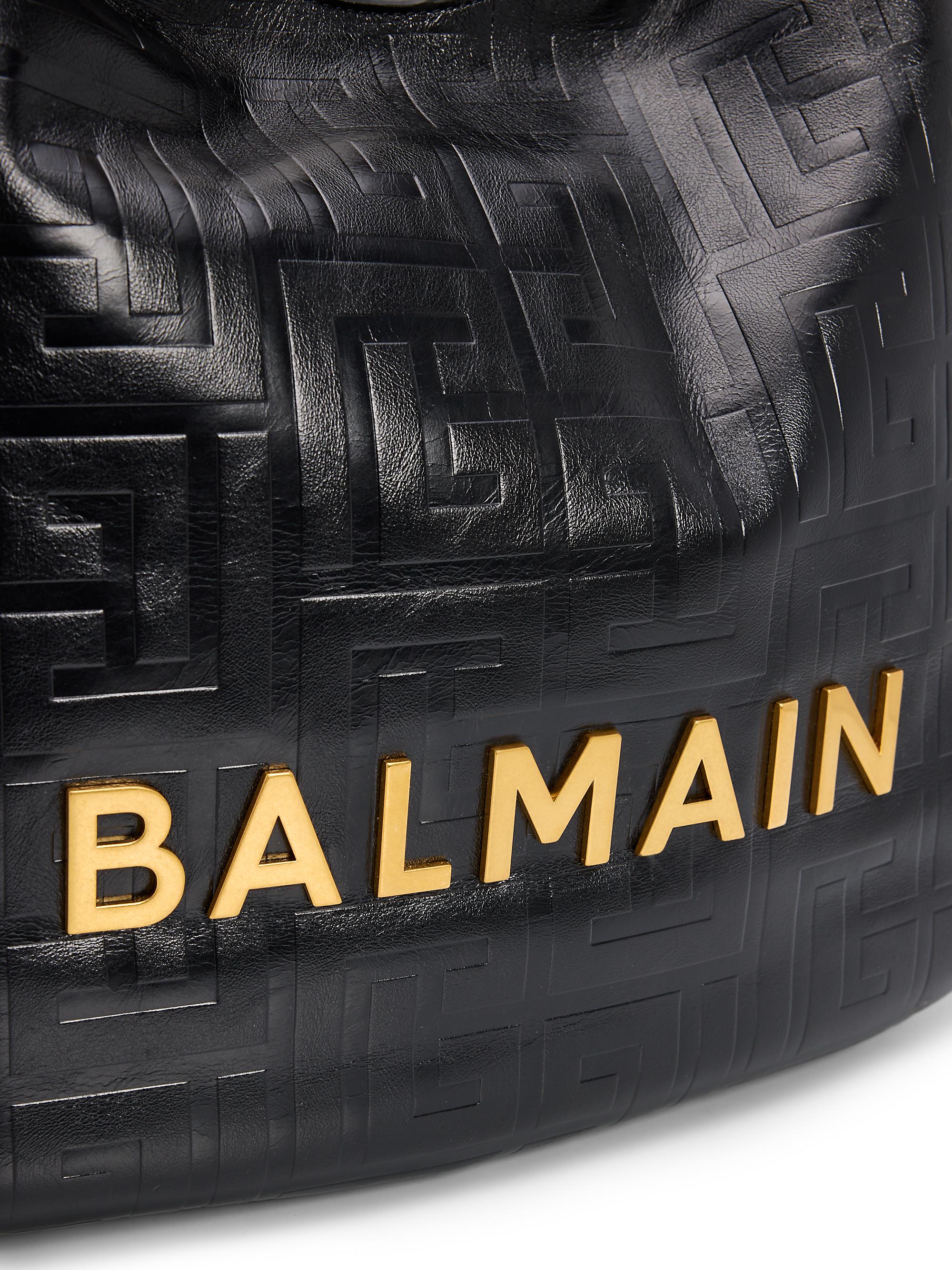 本体価格の半額以下!!!未使用タグ付き★BALMAIN PARIS★ Lサイズ Balmain 1945 Soft Cabas Embossed Leather Hobo Bag | Saks Fifth Avenue