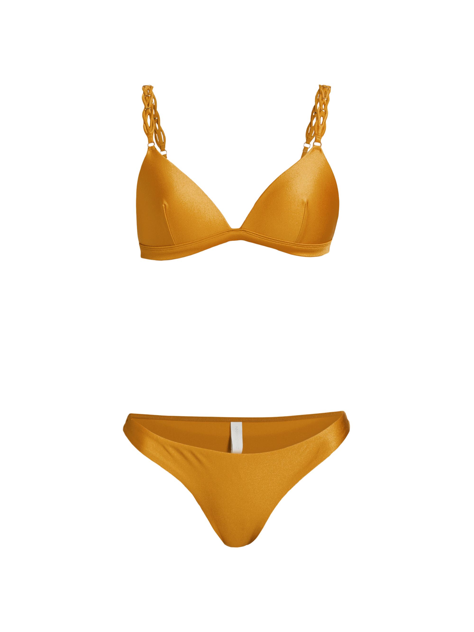 Zimmermann Women's Pop Braided Strap Bikini - Honey