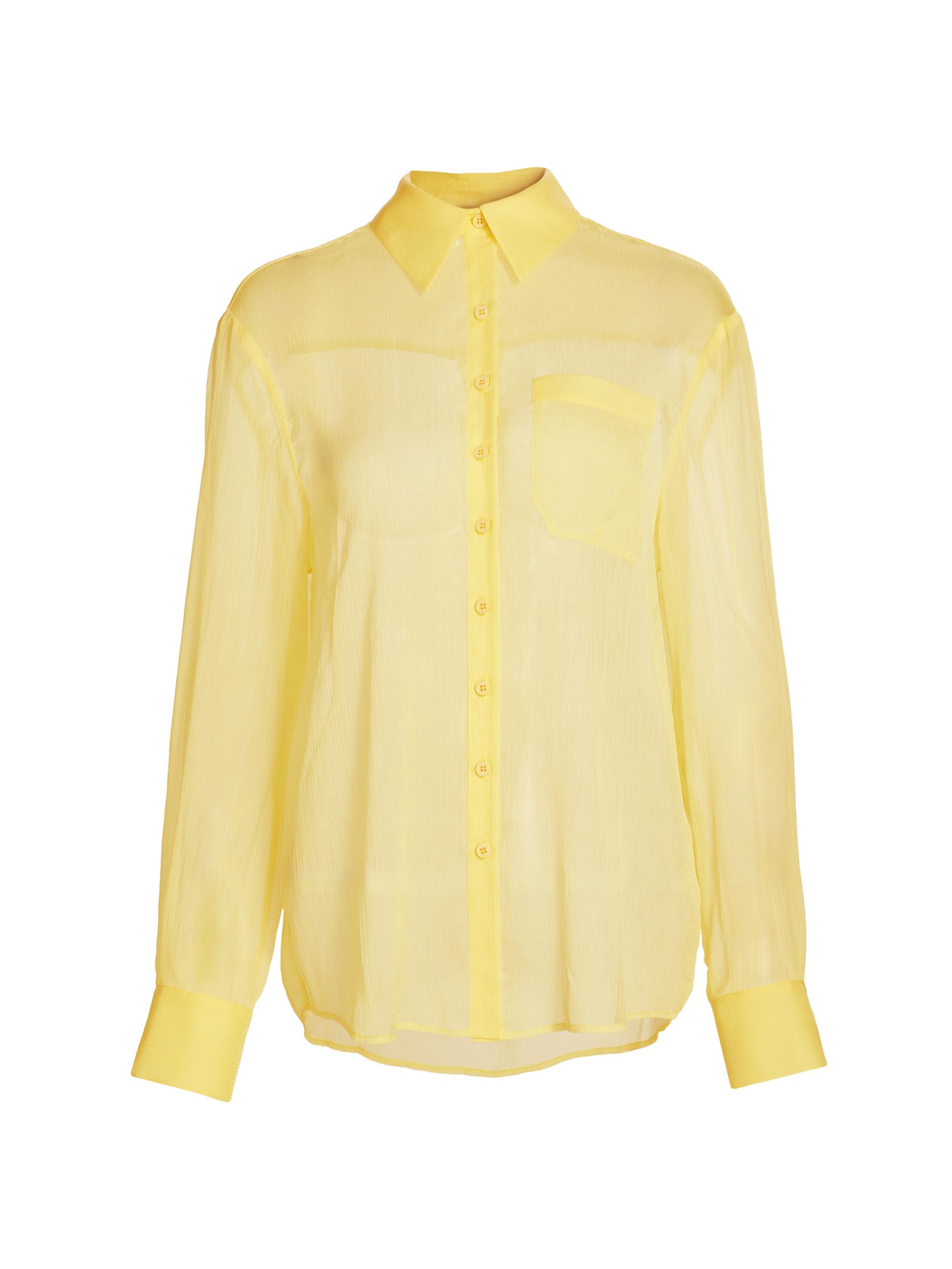 Guizio Women's Valle Crêpê Oversized Shirt - Soft Daisy