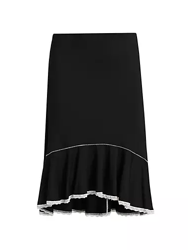 Dainty Low-Rise Midi-Skirt
