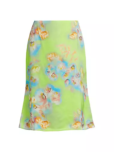 Monalda Floral Midi-Skirt