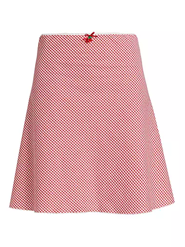 Paloma Gingham A-Line Skirt