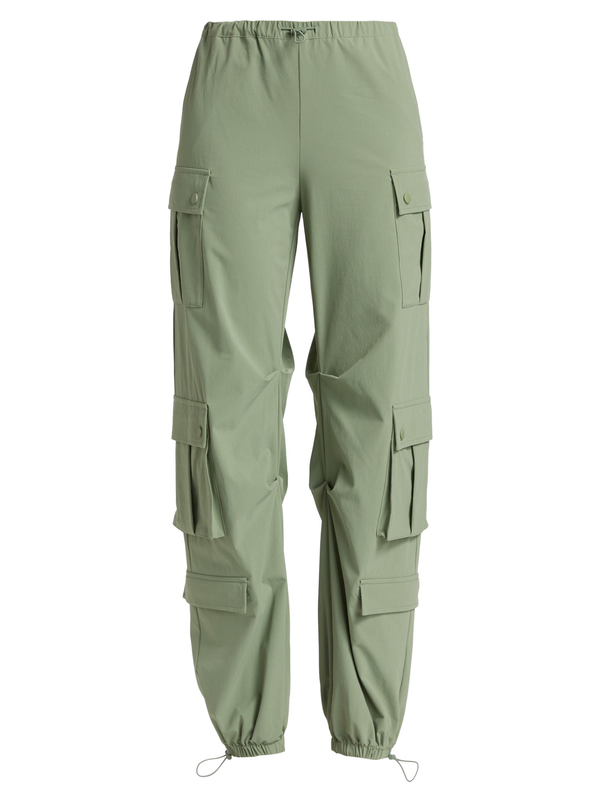 Alice + Olivia Women's Shara Mr. Parachute Cargo Pants - Sage