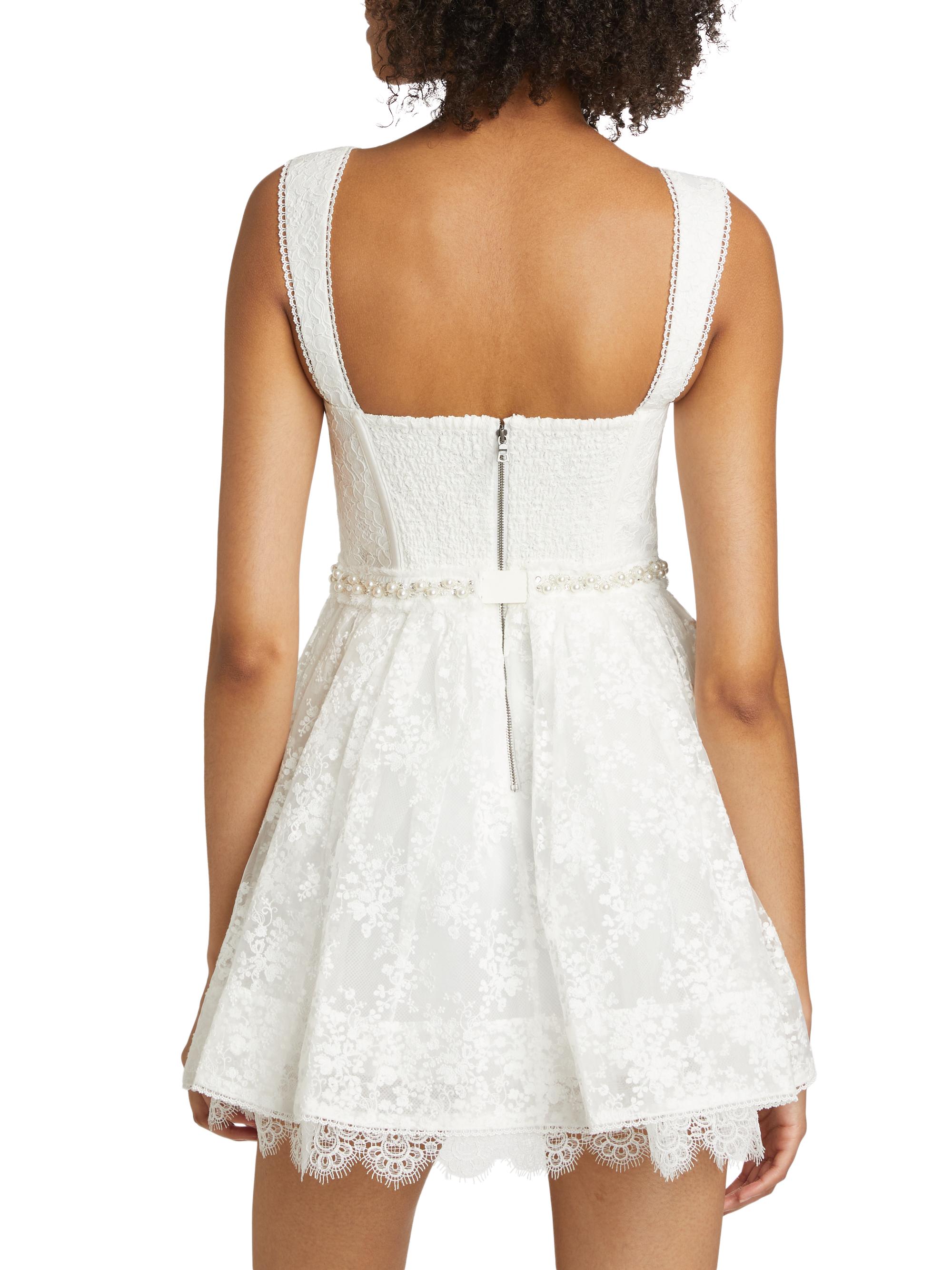 Alice Olivia Hope Embellished Organza Minidress Saks Fifth Avenue