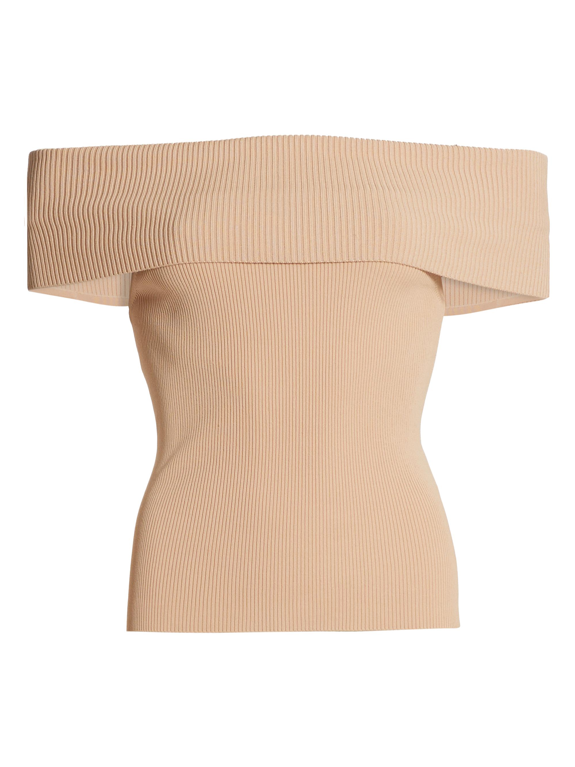 Alice + Olivia Women's Dolan Off-The-Shoulder Top - Almond