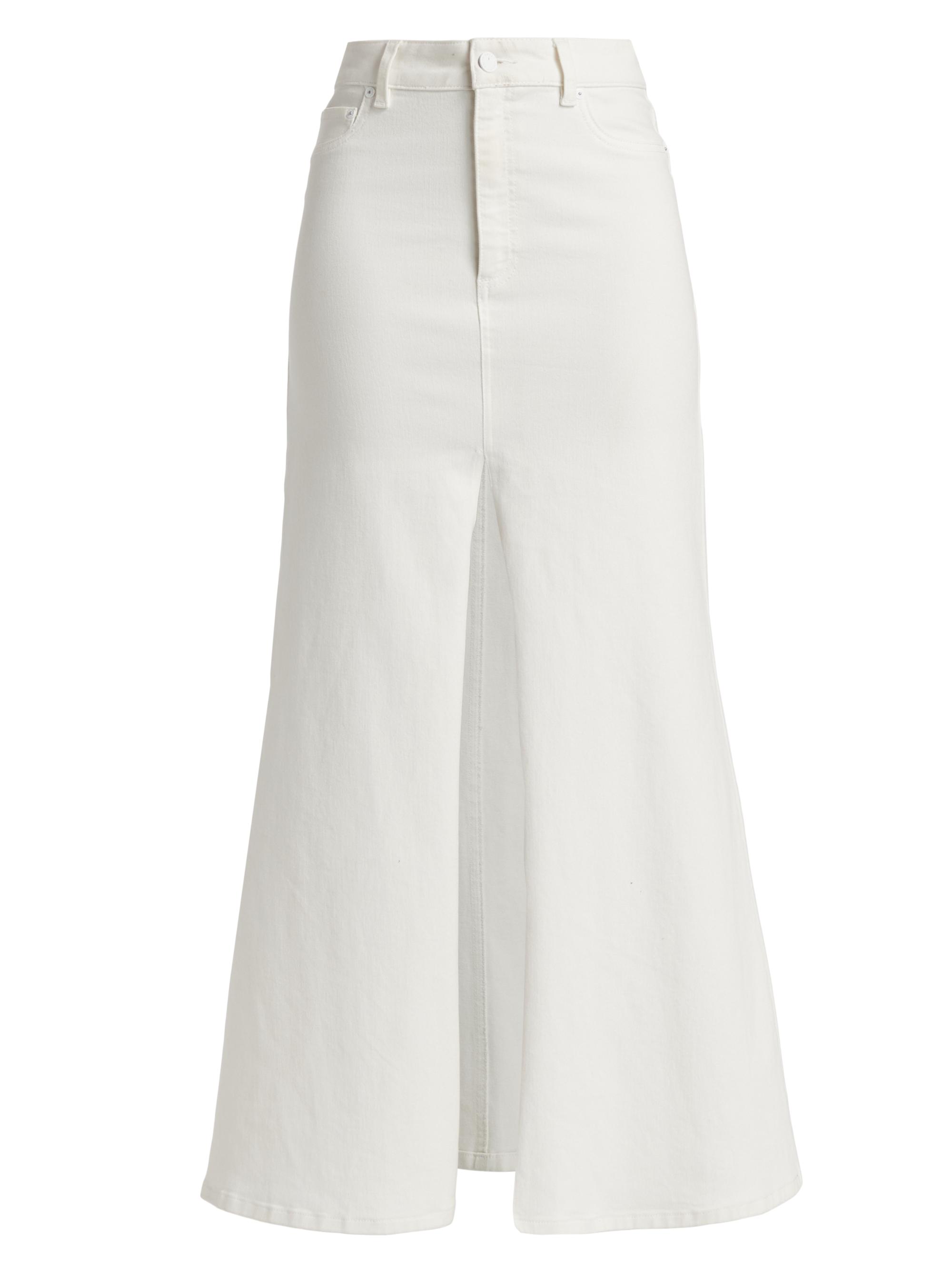 Alice + Olivia Women's Rye Mermaid Denim Maxi Skirt - Off White