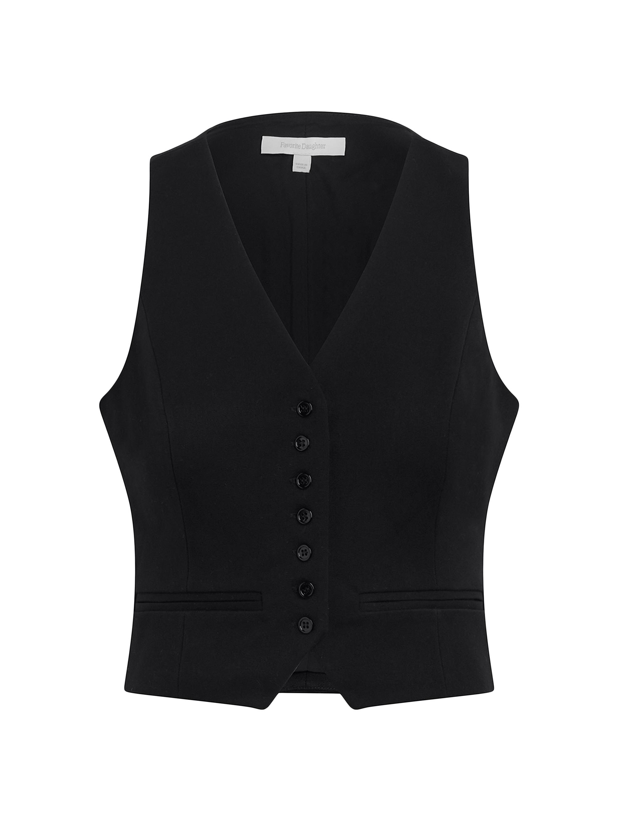 andmary Rejina vest set ブラック トップス andmary Rejina vest set