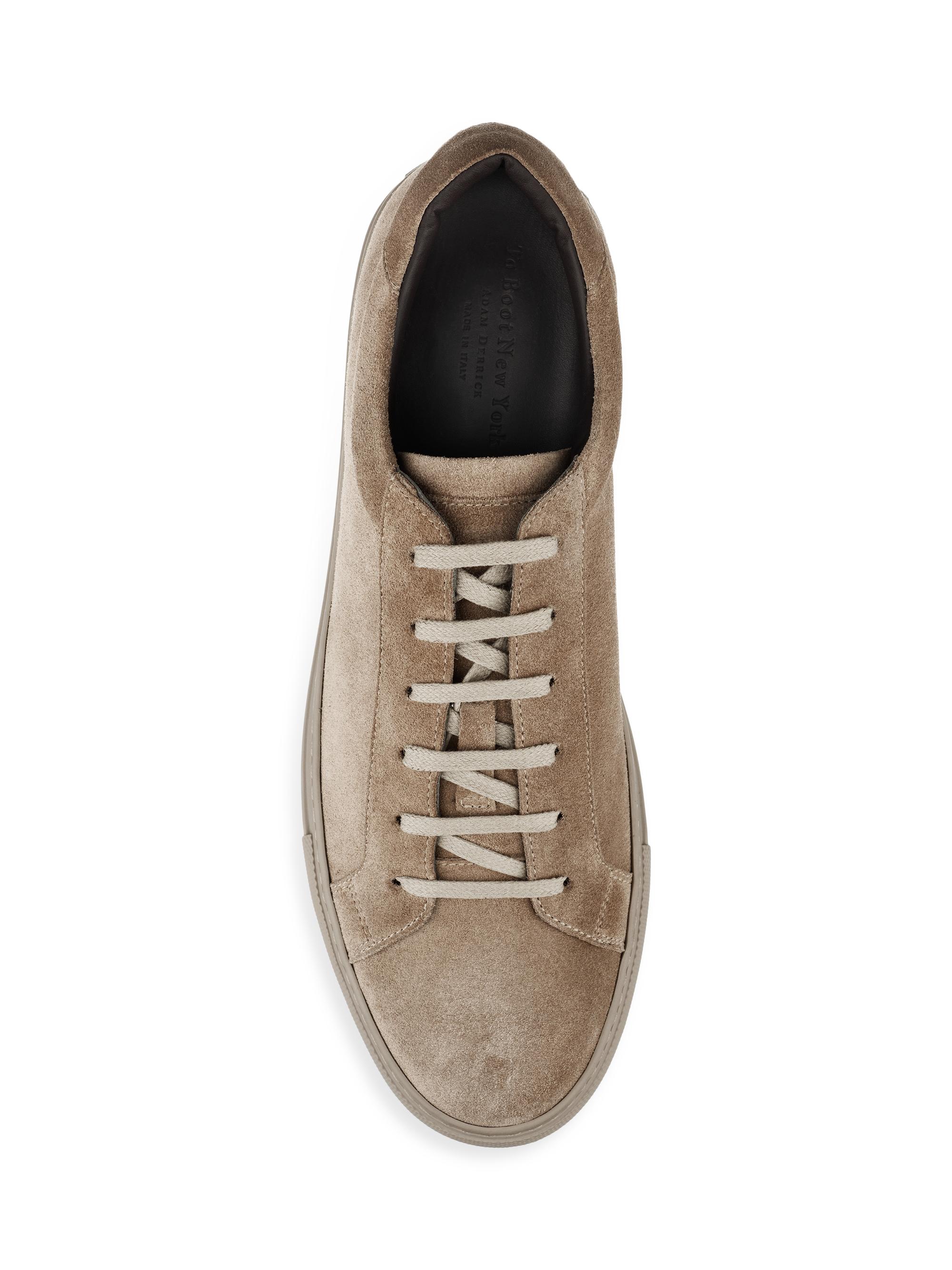 To Boot New York Fleetwood Suede Low-Top Sneakers | Saks Fifth Avenue
