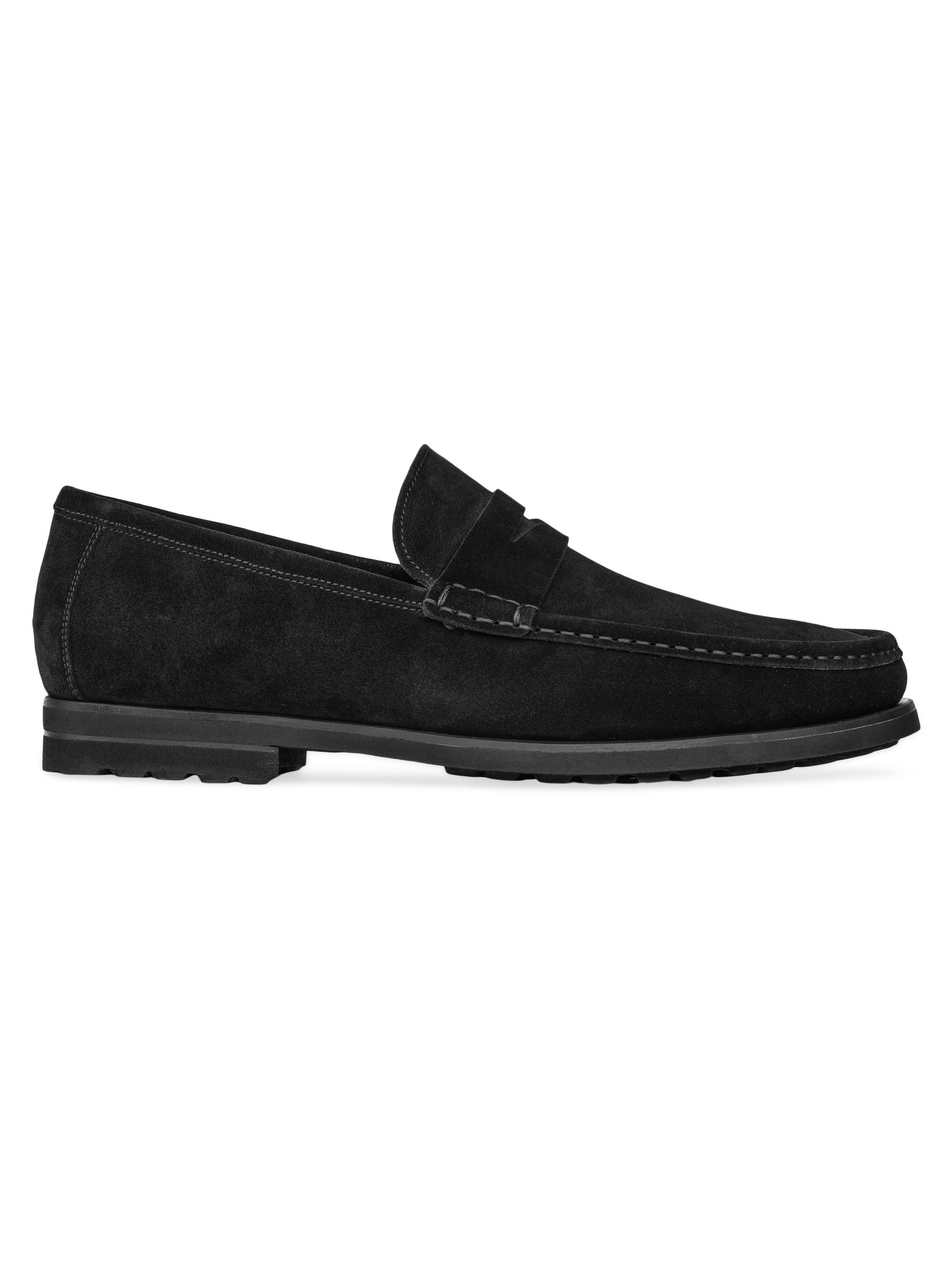 To Boot New York Men's Belfast Suede Loafers - Nero Suede