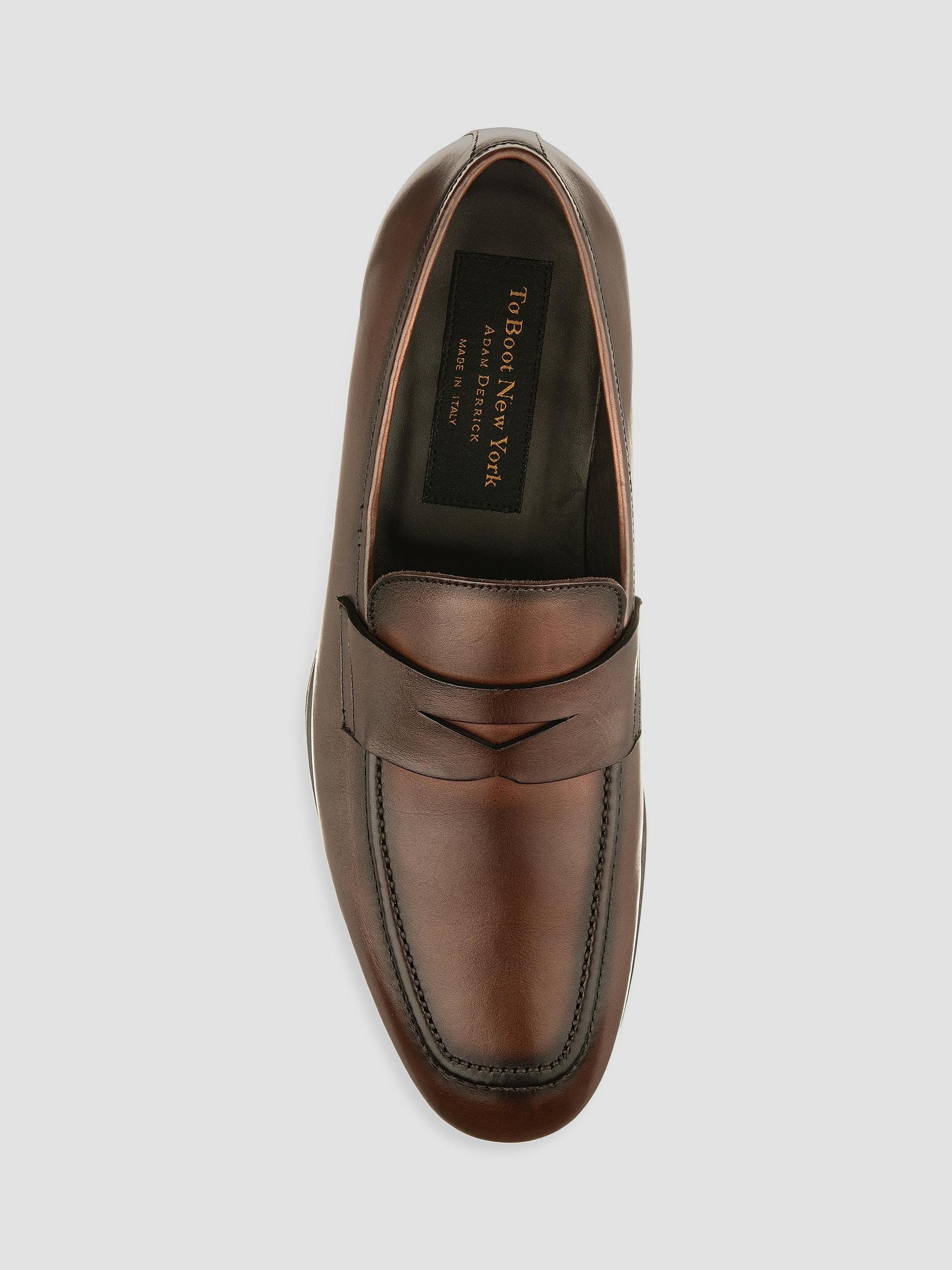 To Boot New York Mens Ronny Bruciato Leather Loafers Sz 8 To Boot New York - Ronny Bruciato Aero Leather Penny Loafer main image 2
