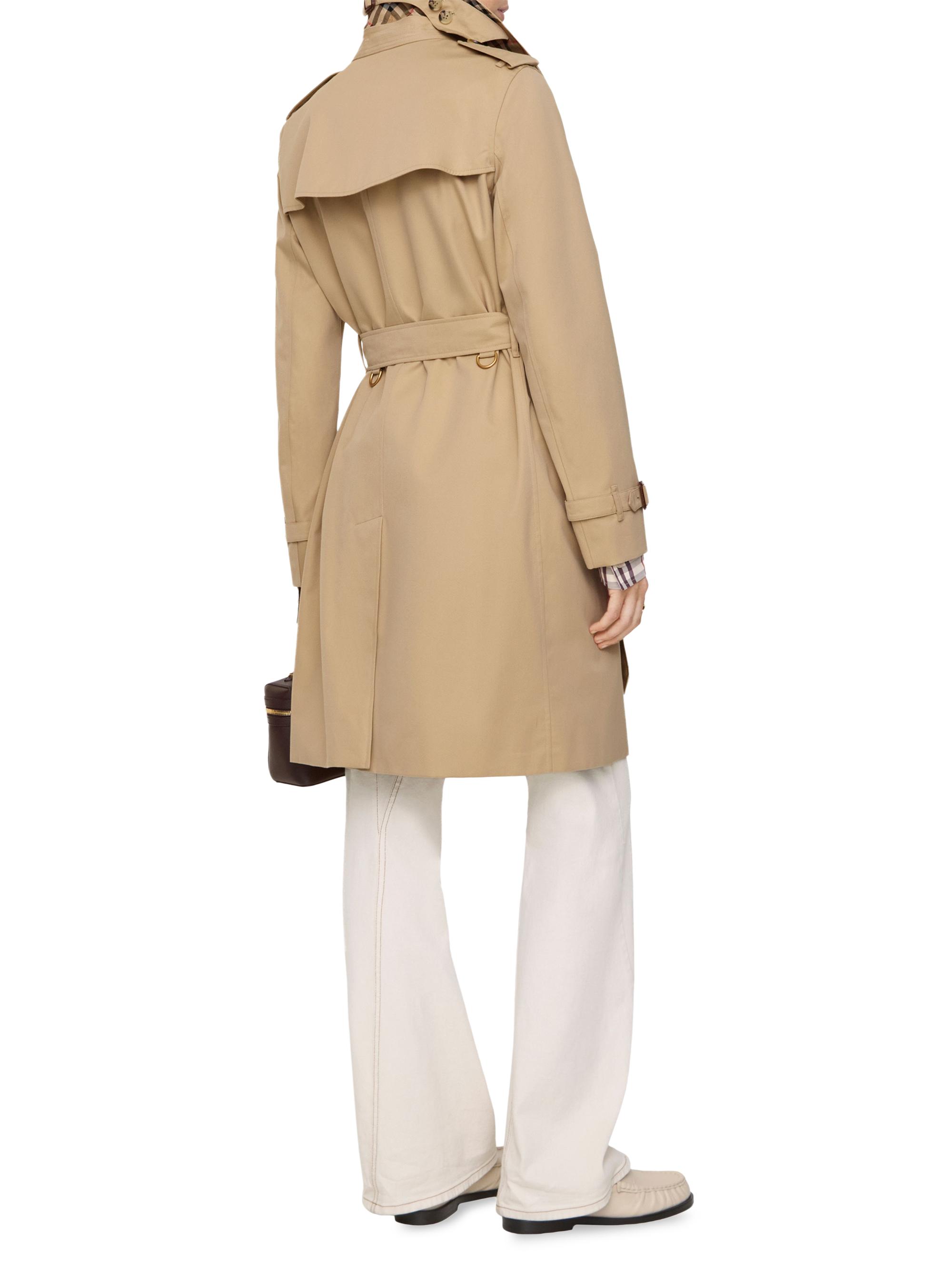 Burberry Kensington Double-Breasted Trench Coat | Saks Fifth Avenue