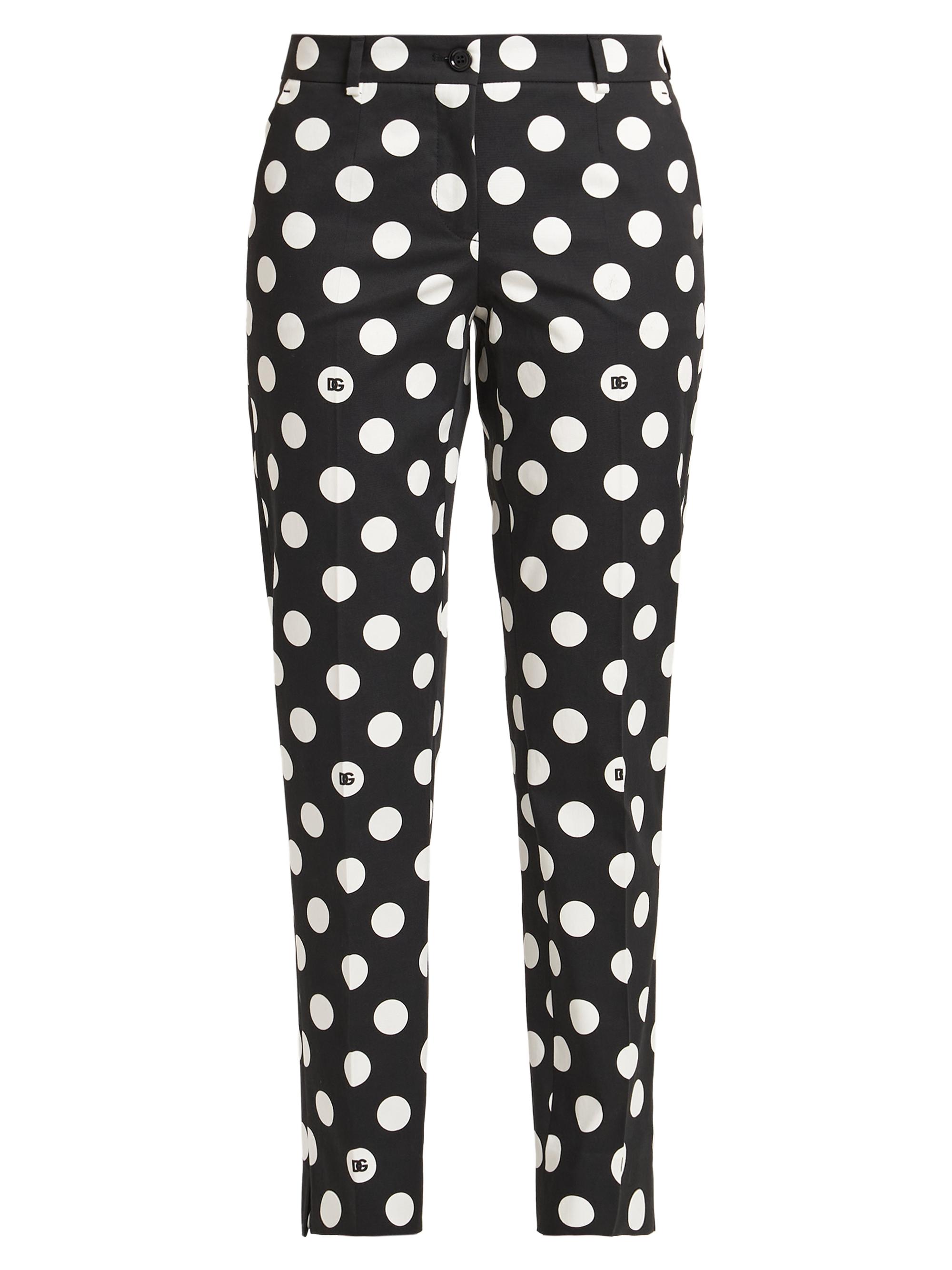 spoloc　Dolce & Gabbana ズボン　サイズ 56 Dolce&Gabbana Polka-Dot Cotton-Blend Pants | Saks Fifth Avenue