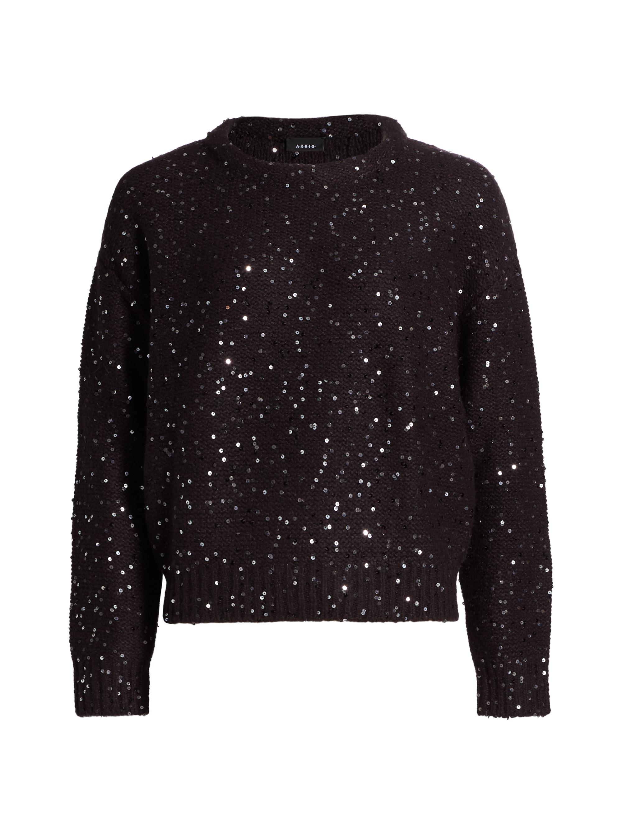 Akris Women's SMU Crewneck Sweater - Mocca