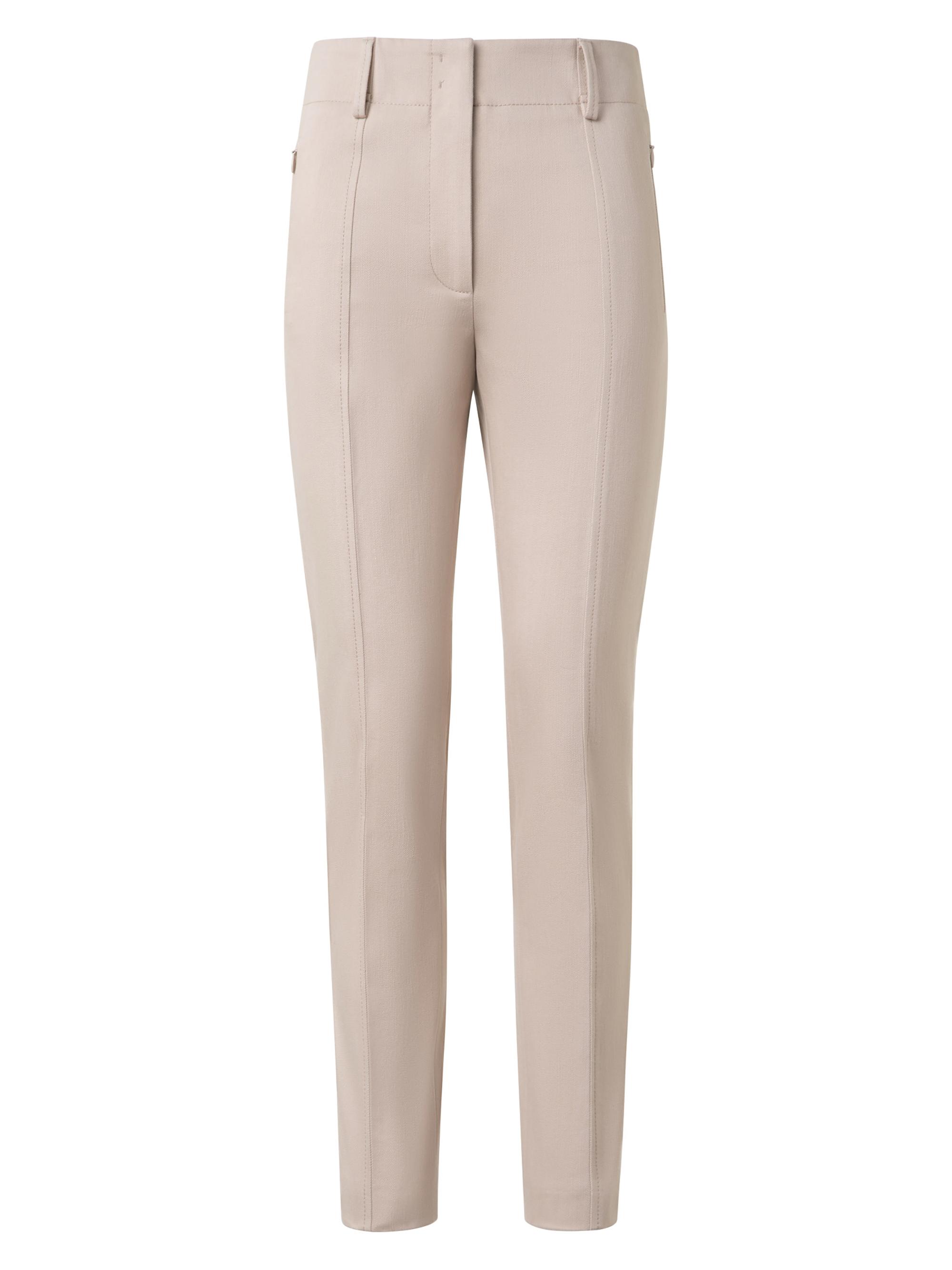 Akris Women's Connor Cotton Slim Ankle Pants - Greige