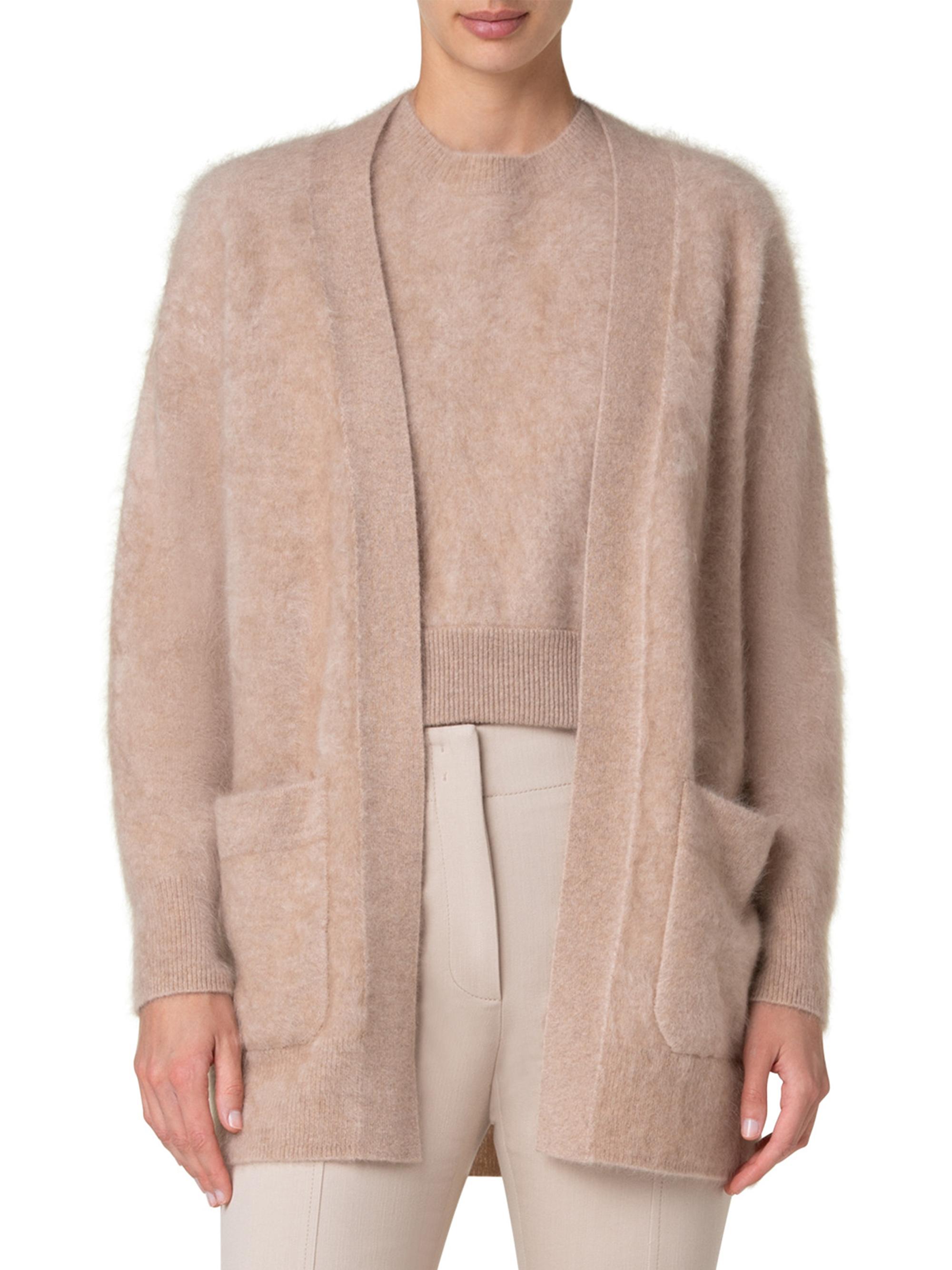 トップス Brushed Cashmere Cardigan Akris Brushed Cashmere Cardigan | Saks Fifth Avenue