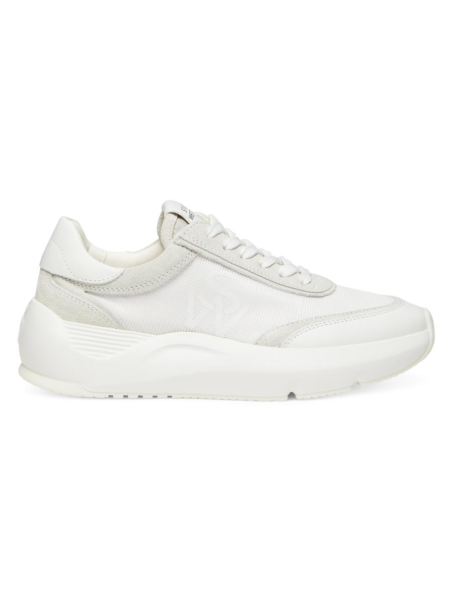 Stuart Weitzman Glide Suede & Leather-Trimmed Platform