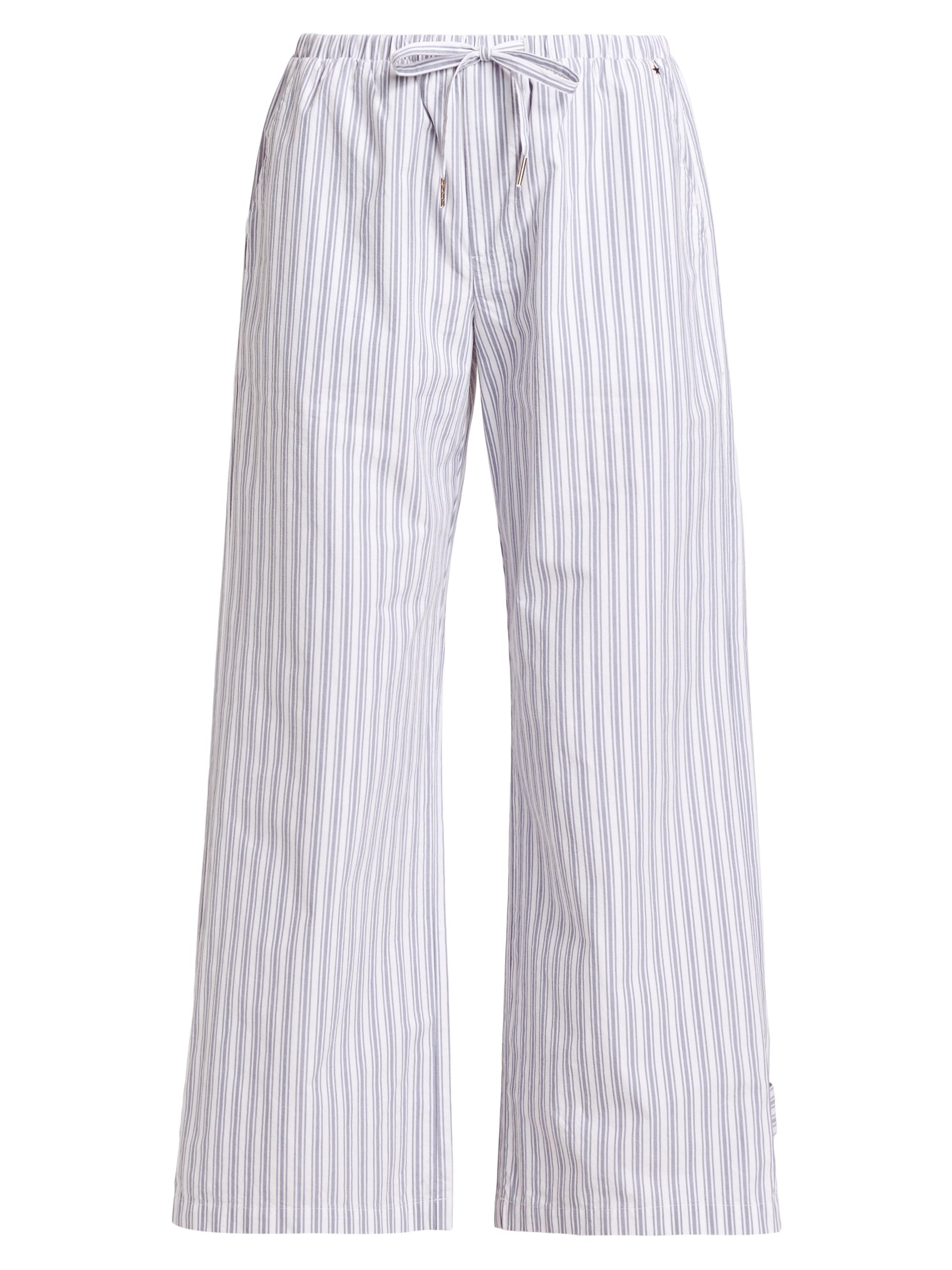 Stellae Dux Women's Striped Cotton Drawstring Pants - Stripe