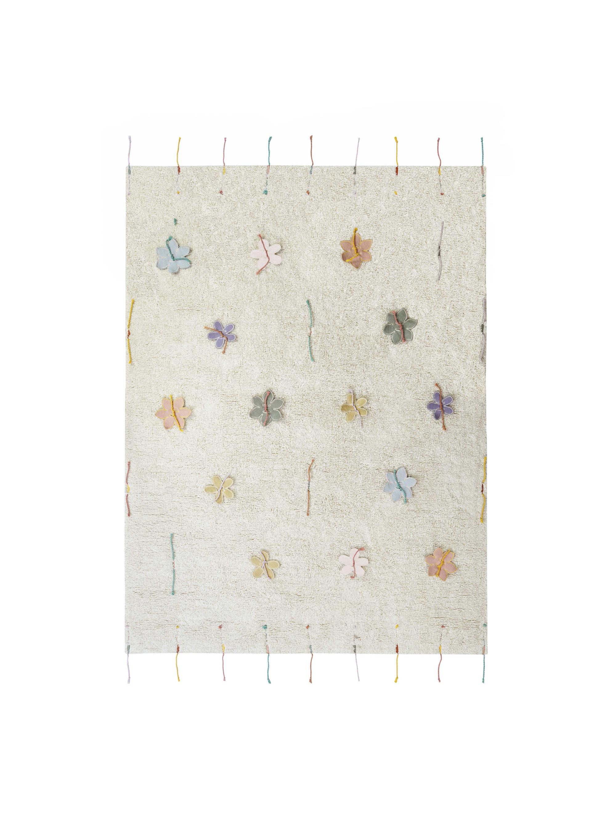Lorena Canals Washable Play Rug Wildflowers - Natural