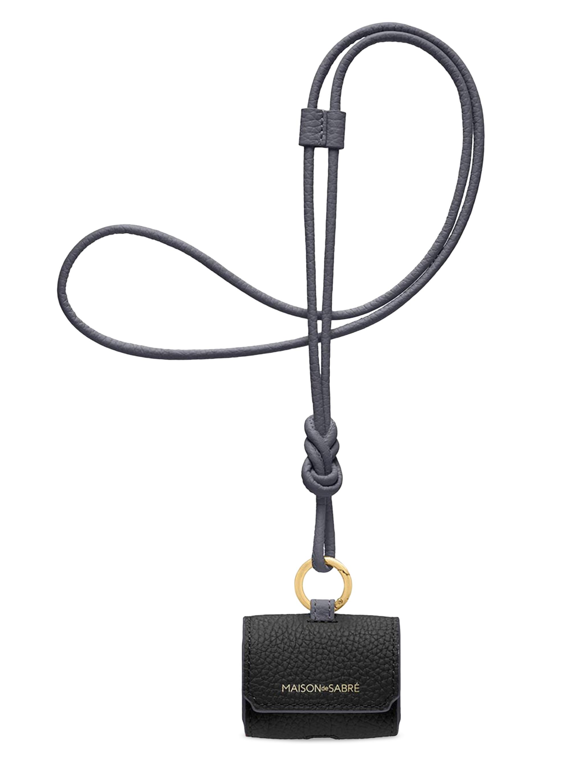 Maison de Sabre Airpods Pouch - Graphite Caviar