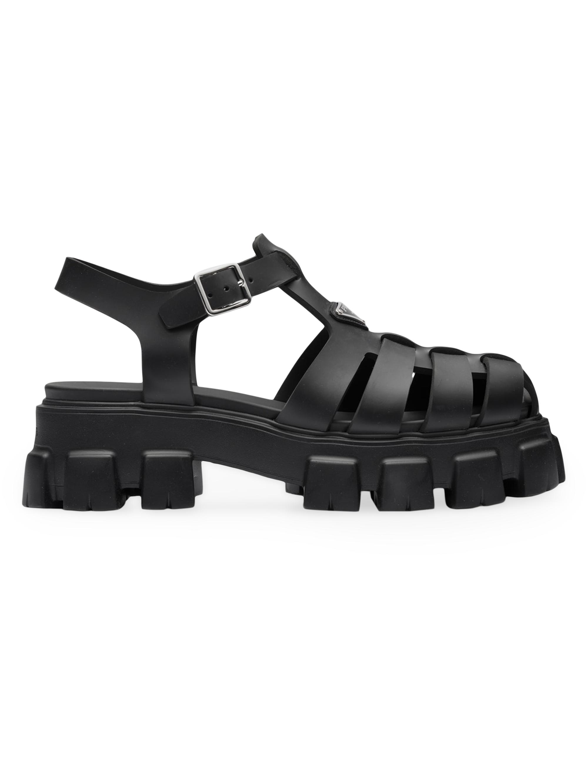 Prada Monolith Rubber Sandals | Saks Fifth Avenue