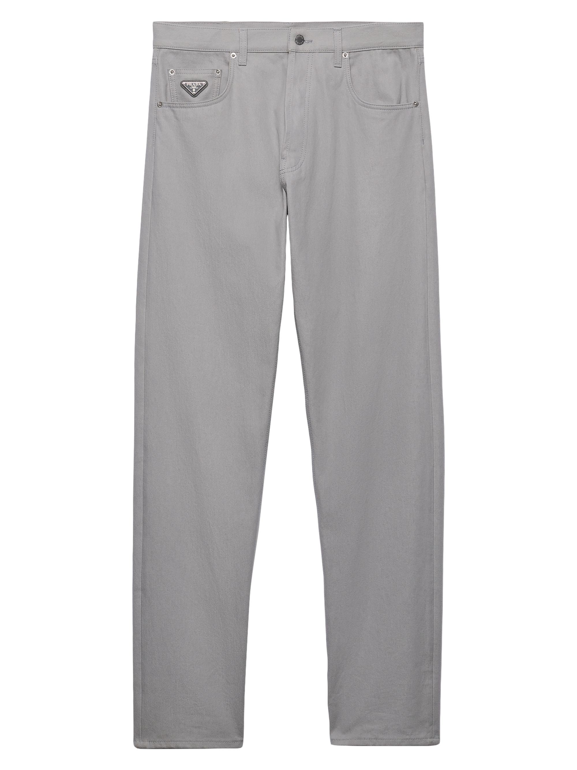 Prada Men's Five Pocket Denim Jeans - Grey