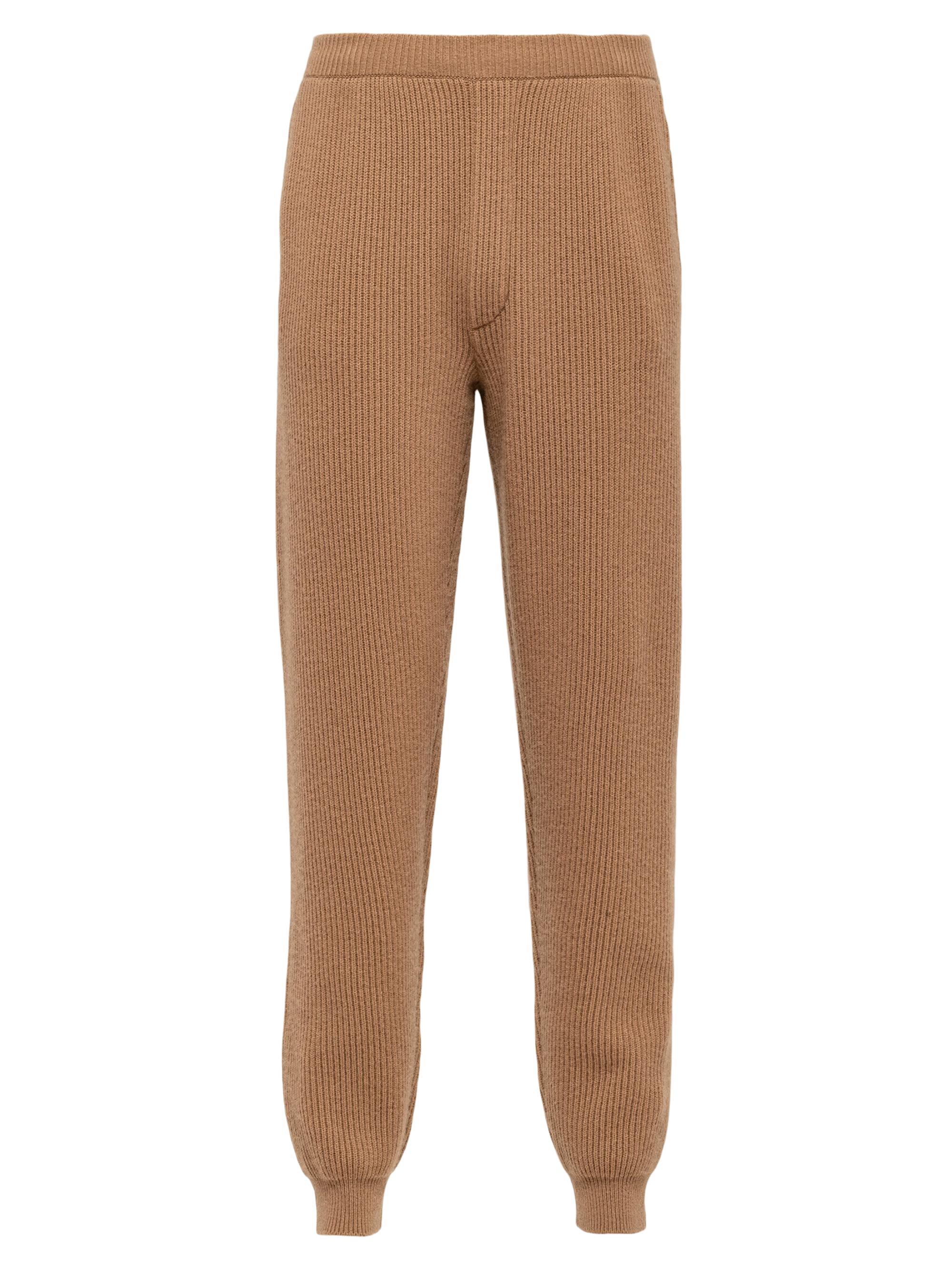 Prada Men's Cashmere Joggers - Brown