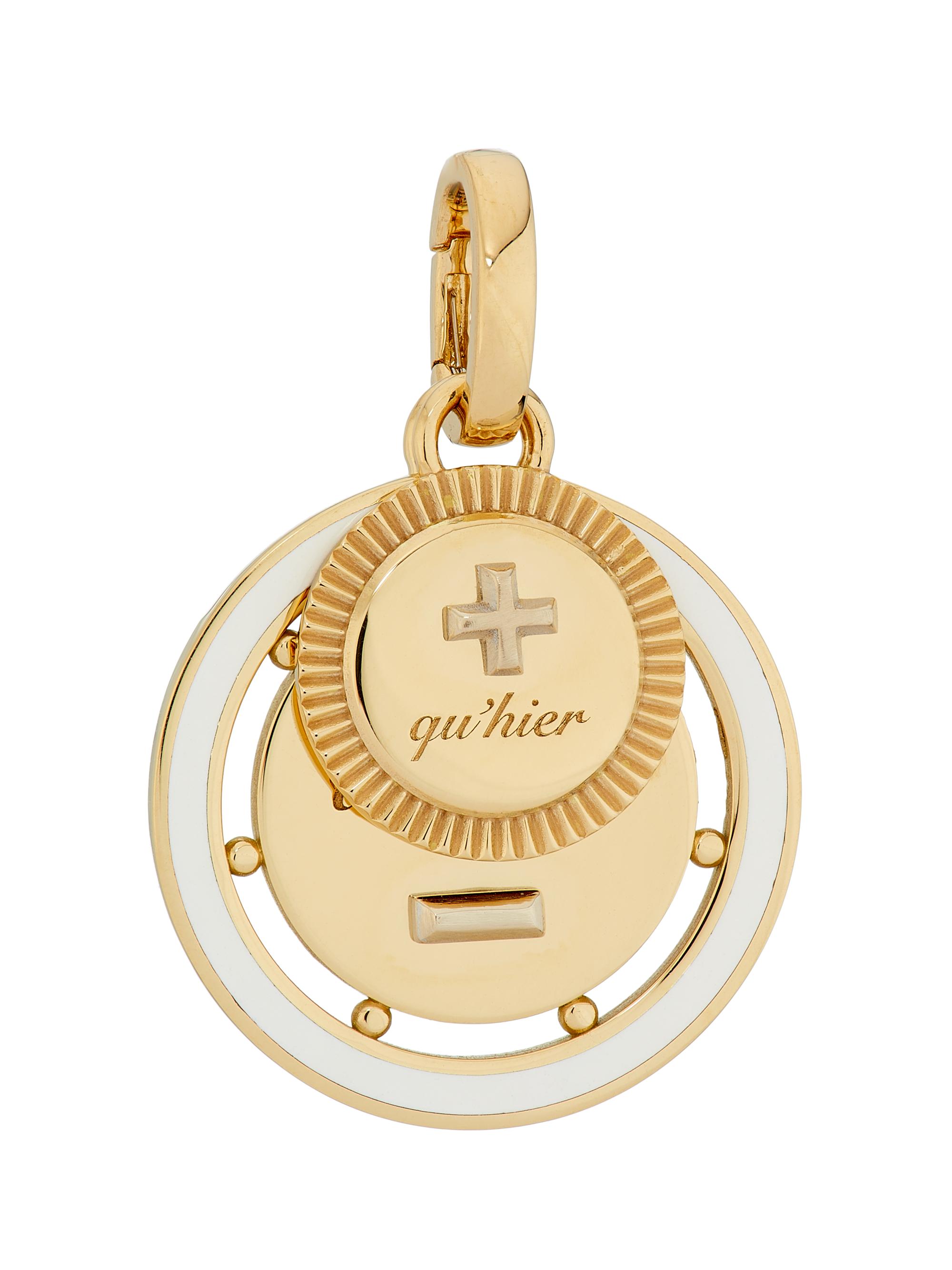 Foundrae Women's Vivacity 18K Yellow Gold & Ceramic Ever Growing Love Medallion - Yellow Gold