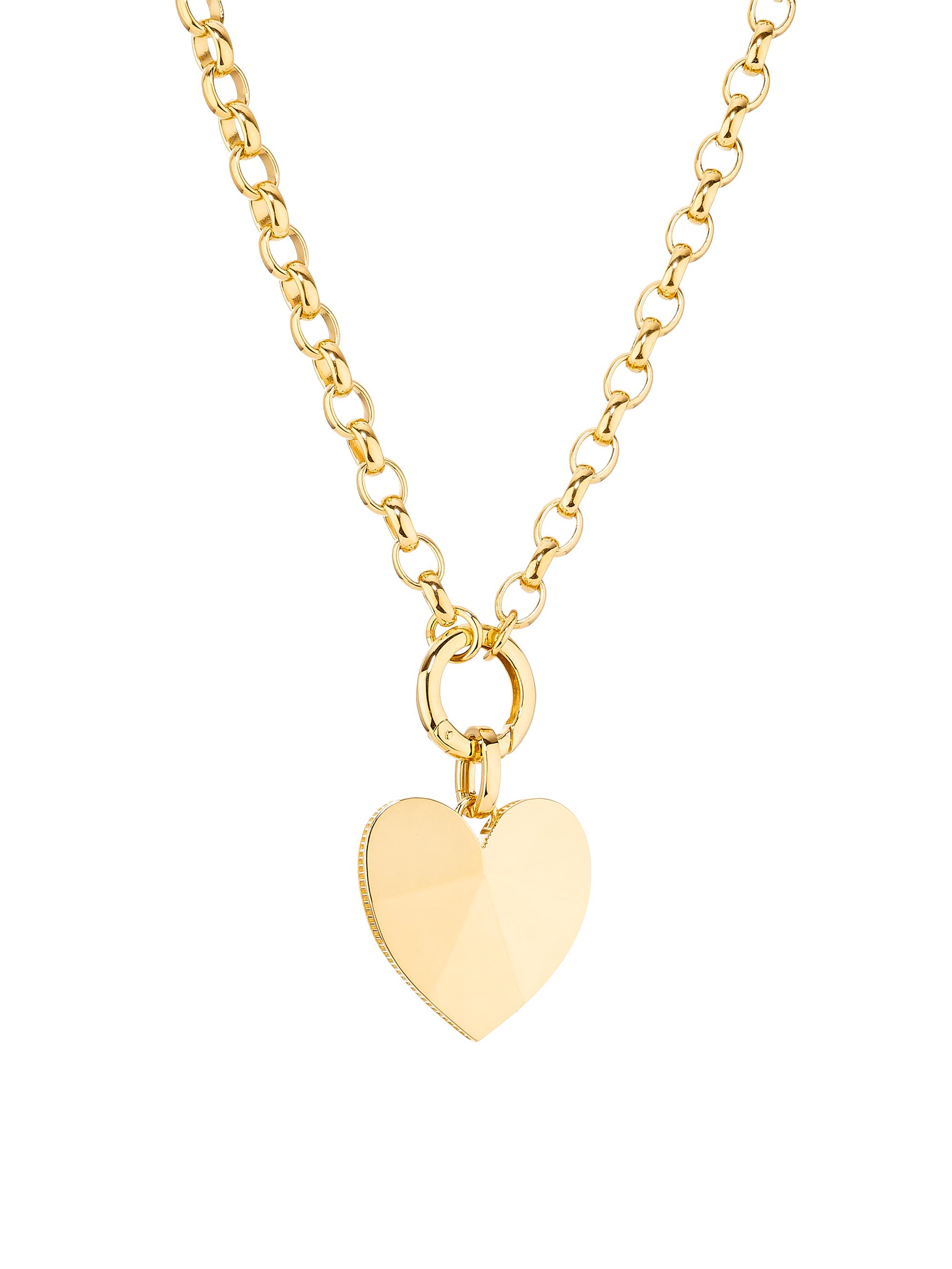 Foundrae Women's Facets Of Love 18K Yellow Gold Heart Pendant Necklace - Yellow Gold