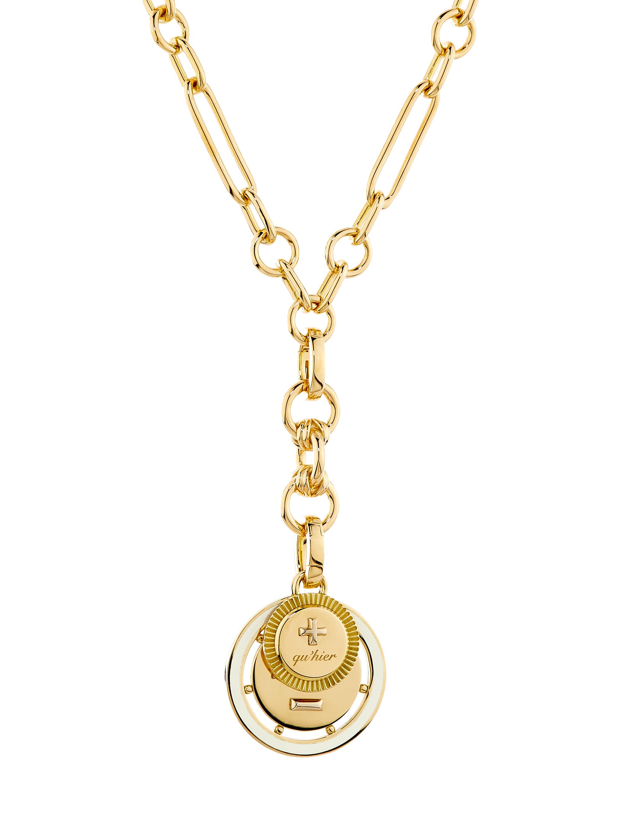 Foundrae Women's Ever Growing Vivacity 18K Yellow Gold & Ceramic Pendant Necklace - Yellow Gold