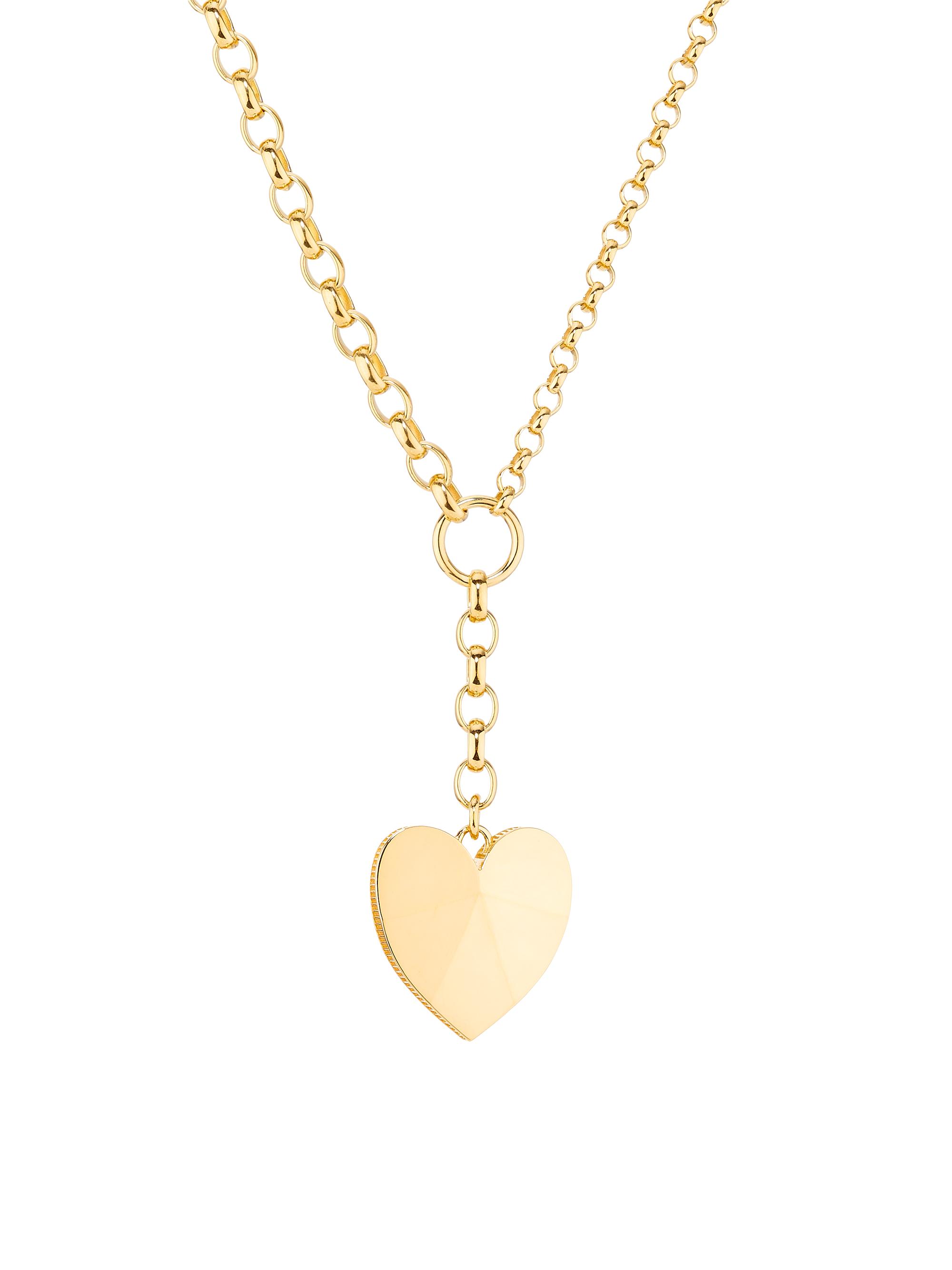 Foundrae Women's Facets Of Love 18K Yellow Gold Heart Pendant Necklace - Yellow Gold