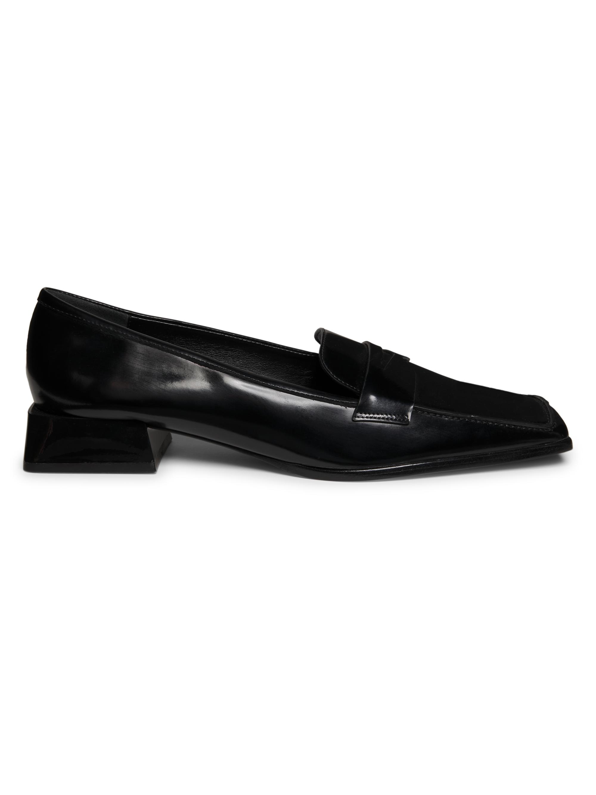 Schutz Women's Ashton Leather Flats - Black