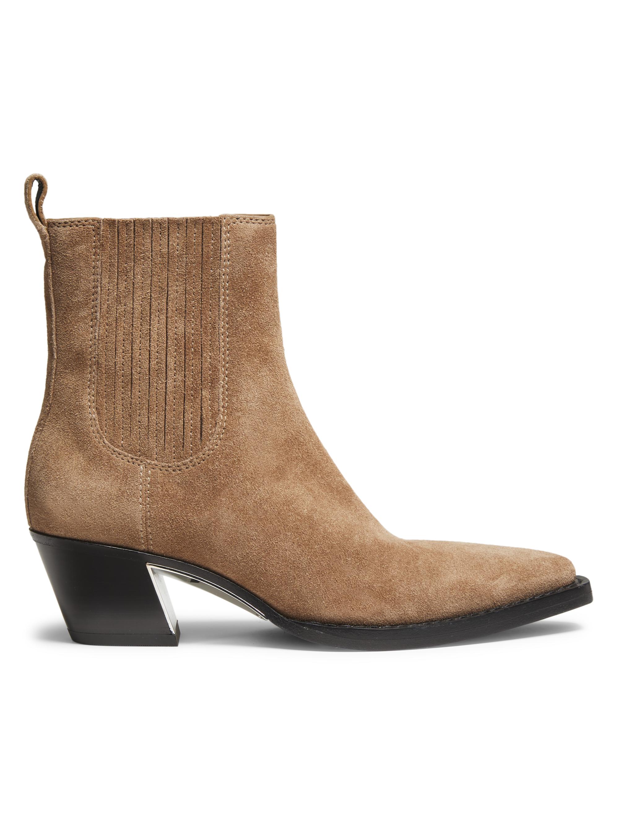 3.1 Phillip Lim Women's Downtown Suede Chelsea Booties - Farro