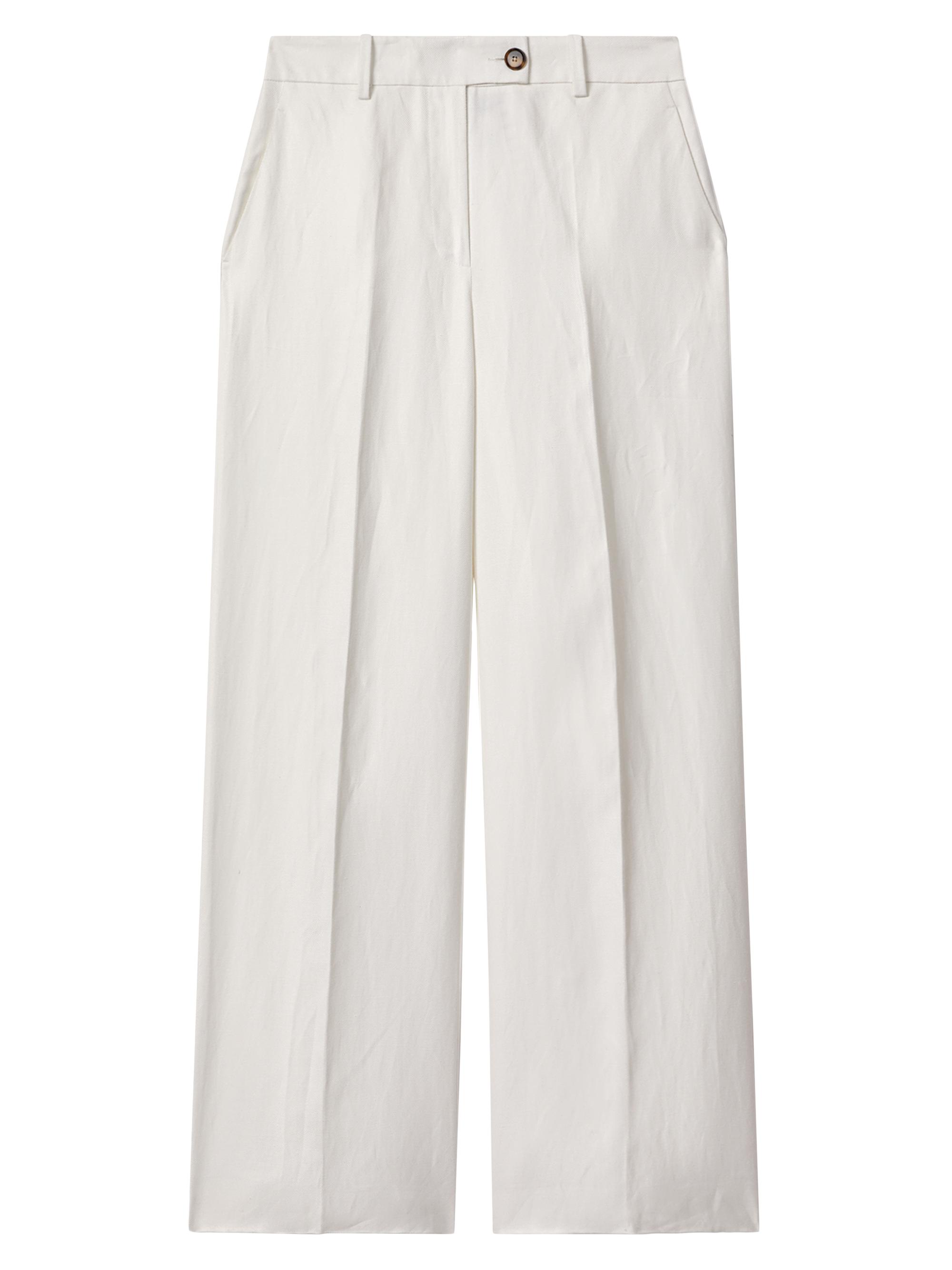 Reiss Women's Lori Wide-Leg Pants - White
