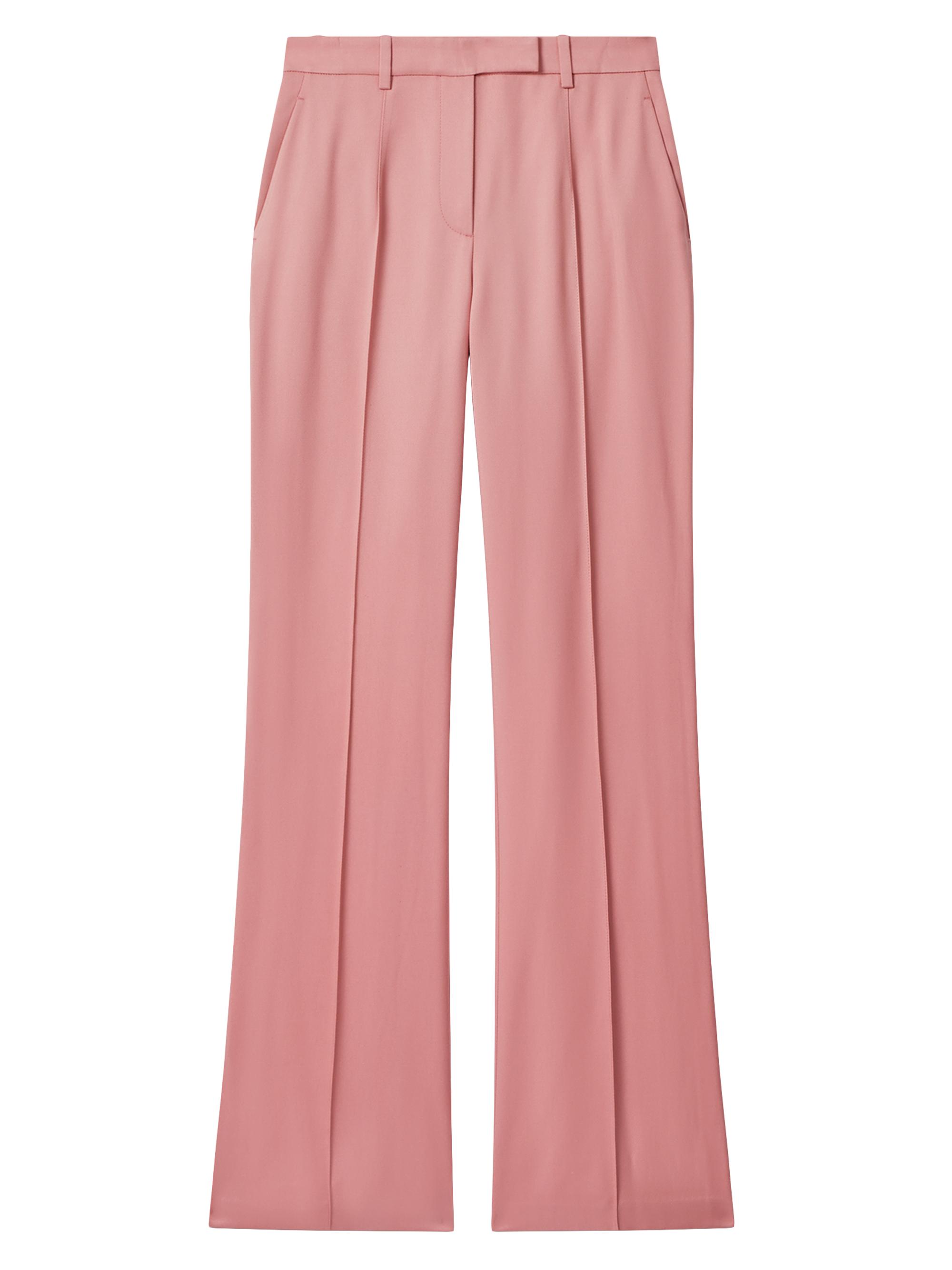 Reiss Women's Millie Seamed Straight-Leg Pants - Pink