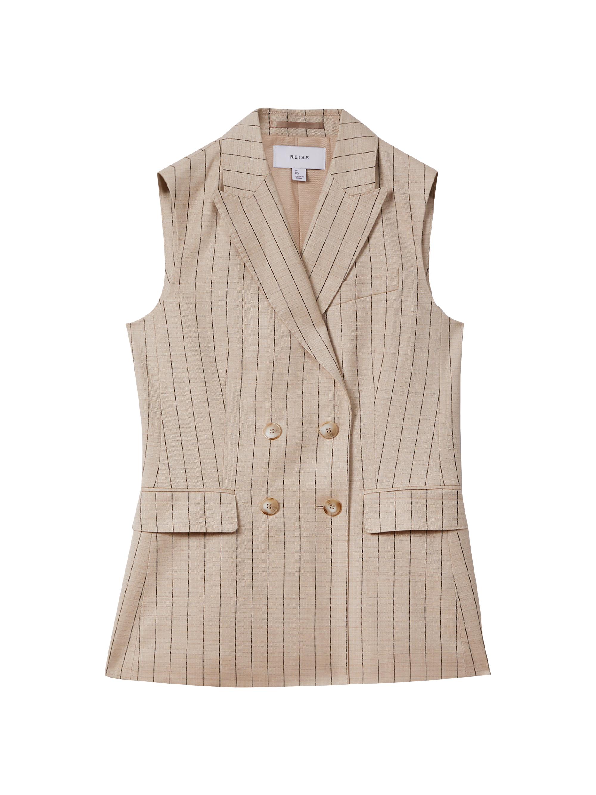 Reiss Women's Odette Pinstriped Wool-Blend Vest