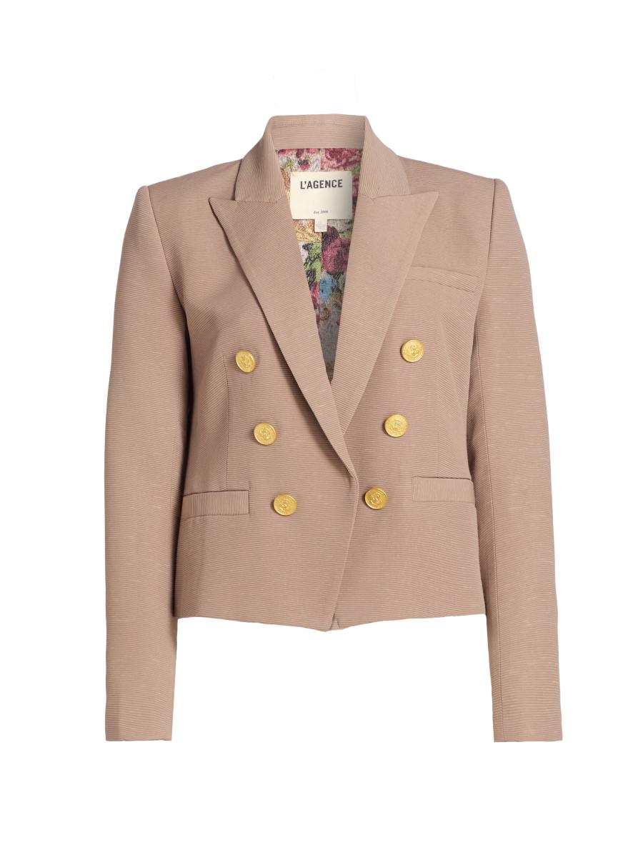 L'AGENCE Brooke Double-Breasted Blazer | Saks Fifth Avenue